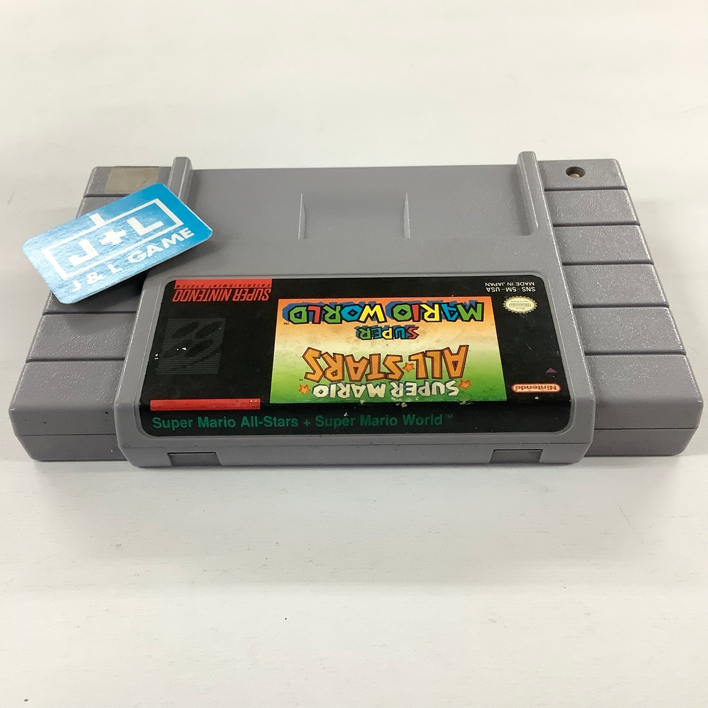 Super Mario All-Stars / Super Mario World - (SNES) Super Nintendo [Pre-Owned] Video Games Nintendo   