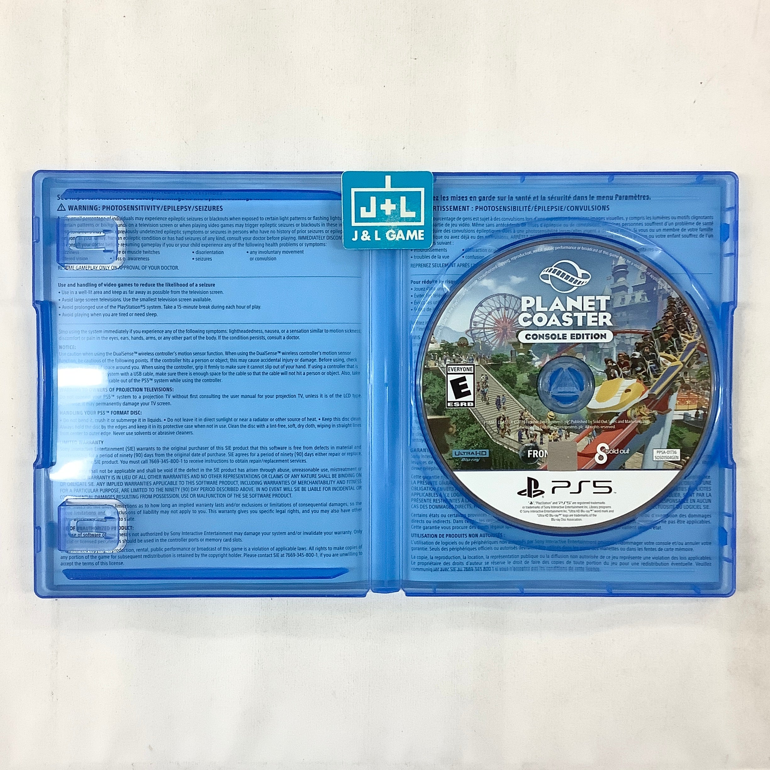 Planet Coaster - (PS5) PlayStation 5 [Pre-Owned] Video Games Sold Out   