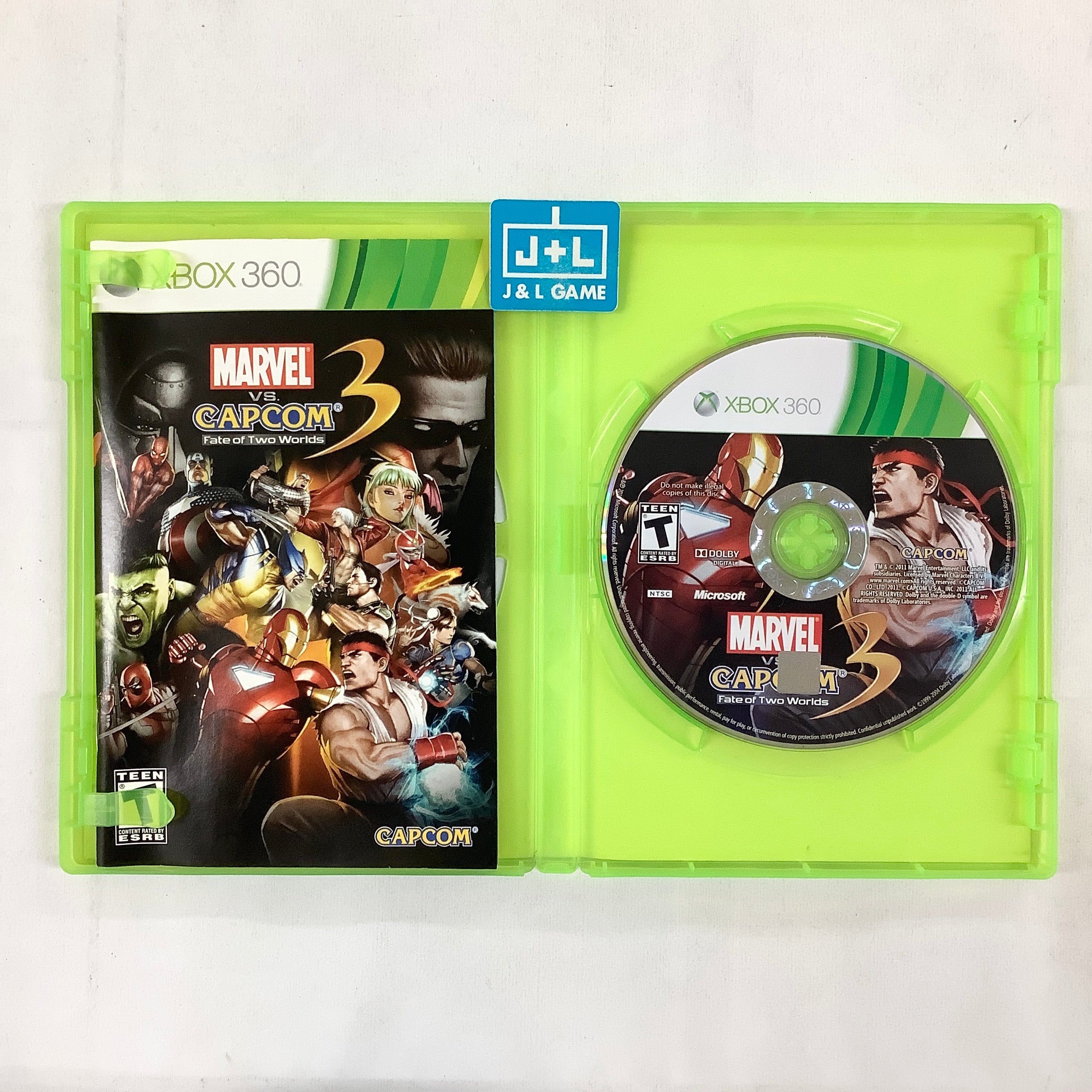 Marvel vs. Capcom 3: Fate of Two Worlds - Xbox 360 [Pre-Owned] Video Games Capcom   