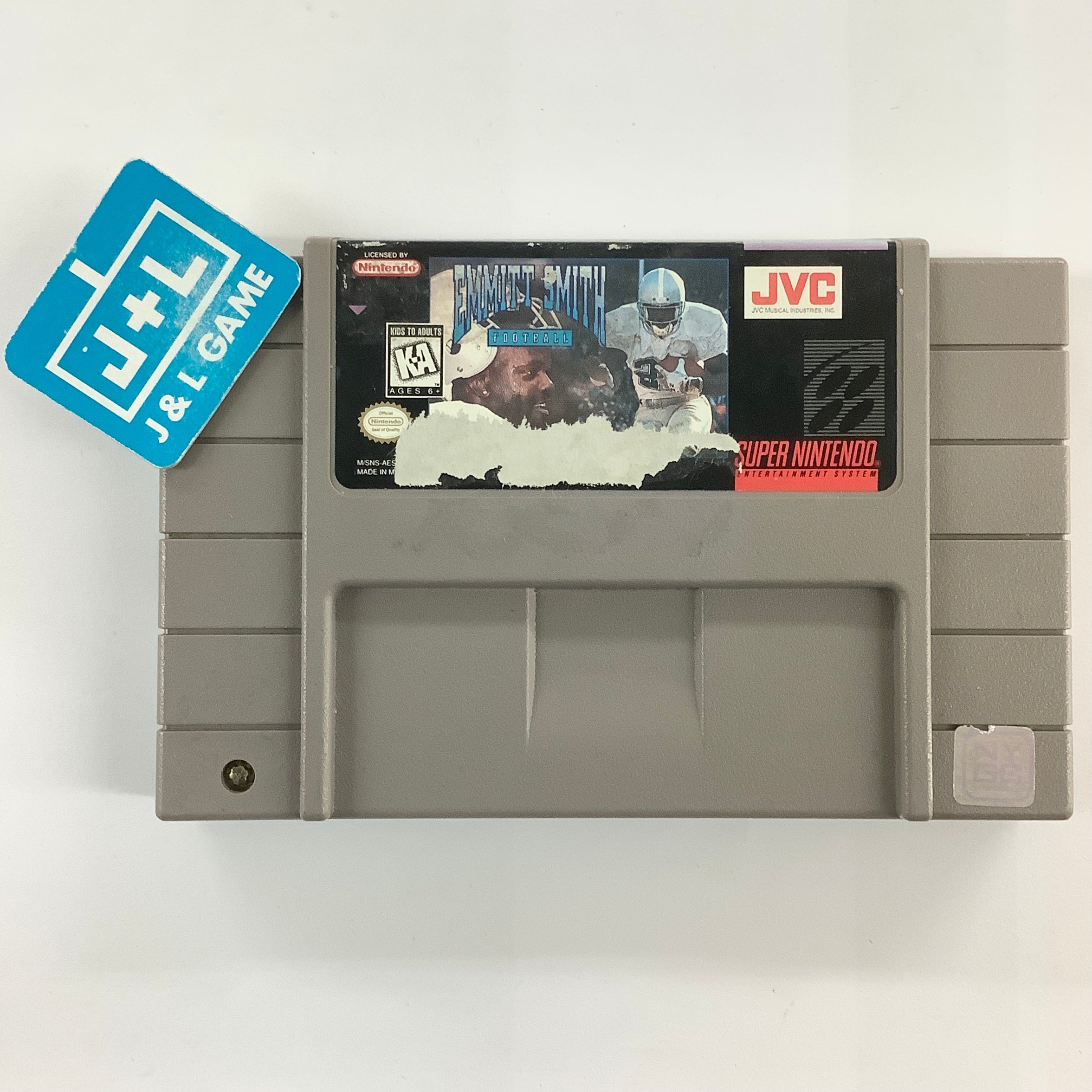 Emmitt Smith Football - (SNES) Super Nintendo [Pre-Owned] Video Games JVC Musical Industries, Inc.   