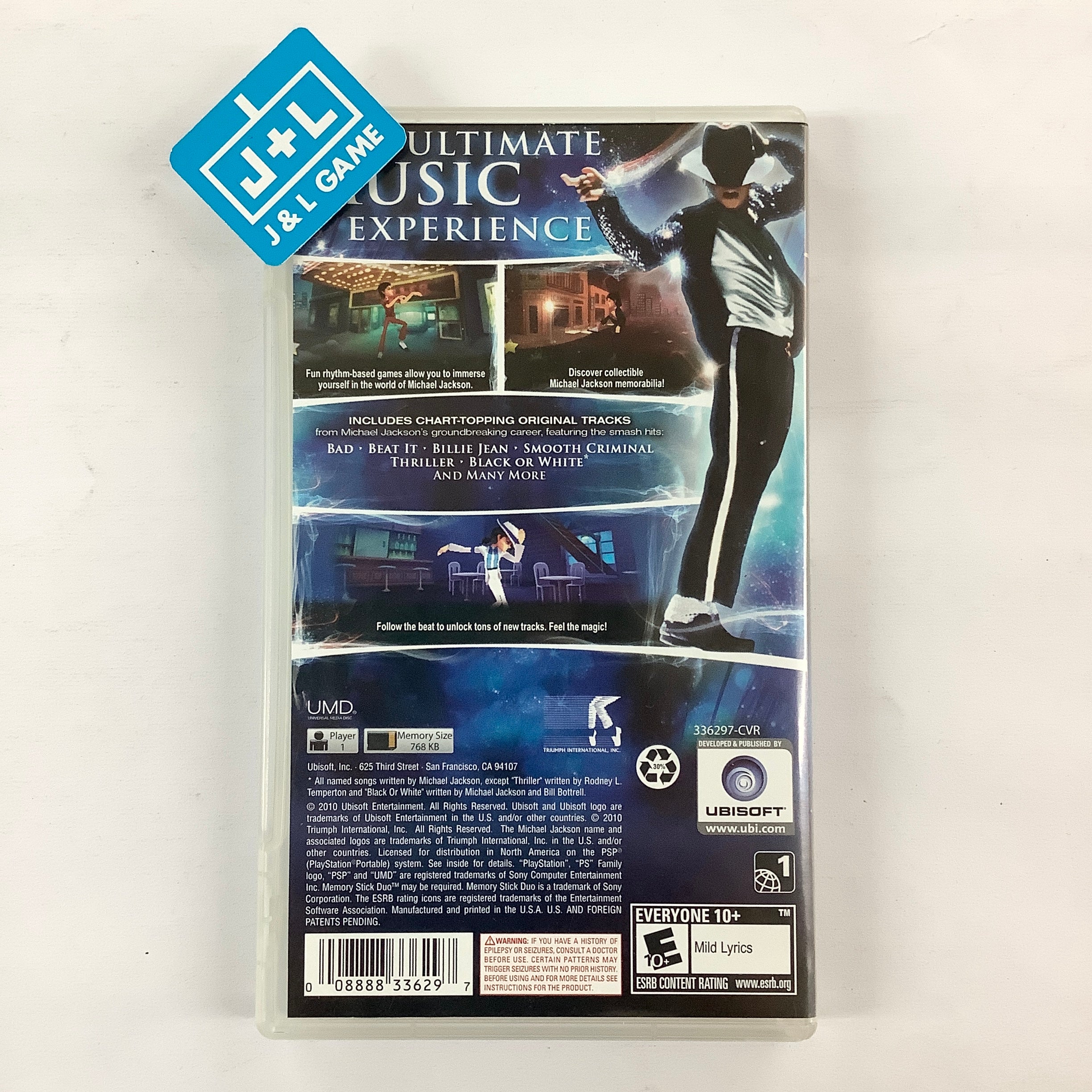 Michael Jackson The Experience - Sony PSP [Pre-Owned] Video Games Ubisoft   