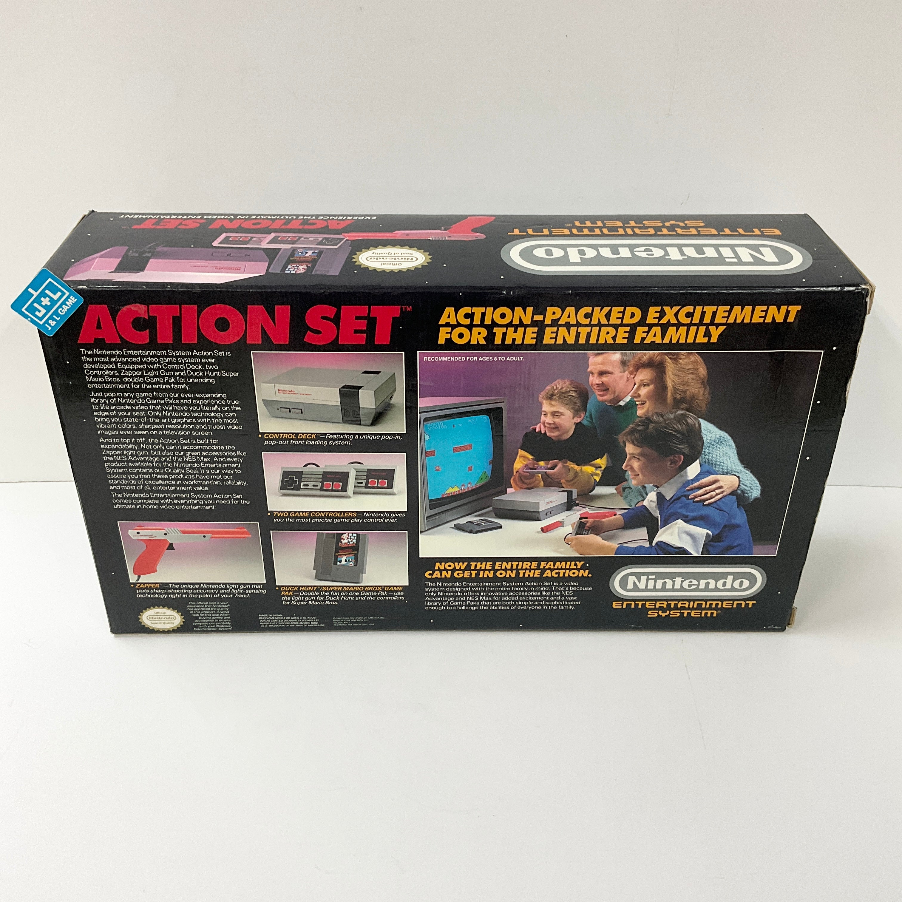 Nintendo Entertainment System Action Set - (NES) Nintendo Entertainment System [Pre-Owned] Consoles Alcon Laboratories, Inc   