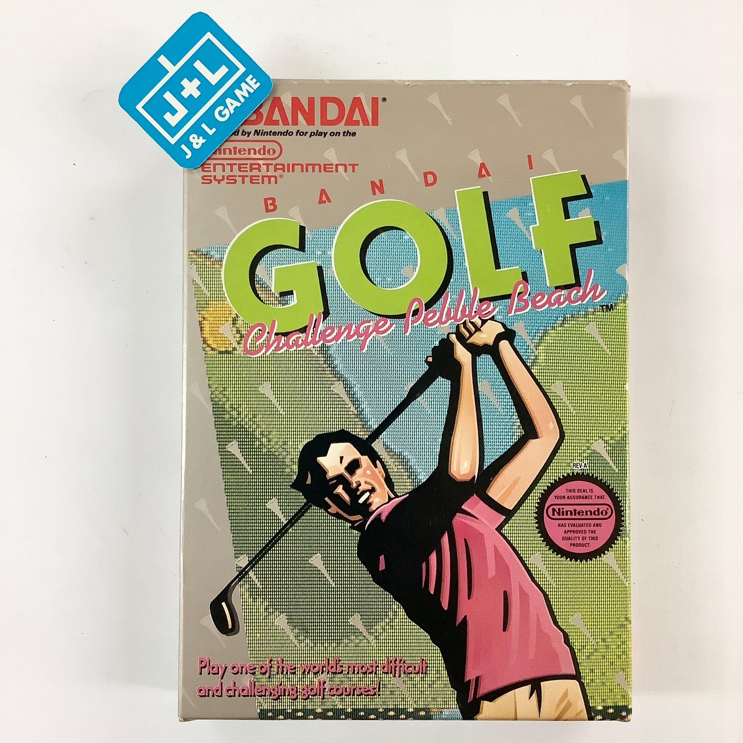 Bandai Golf: Challenge Pebble Beach - (NES) Nintendo Entertainment System [Pre-Owned] Video Games Bandai   