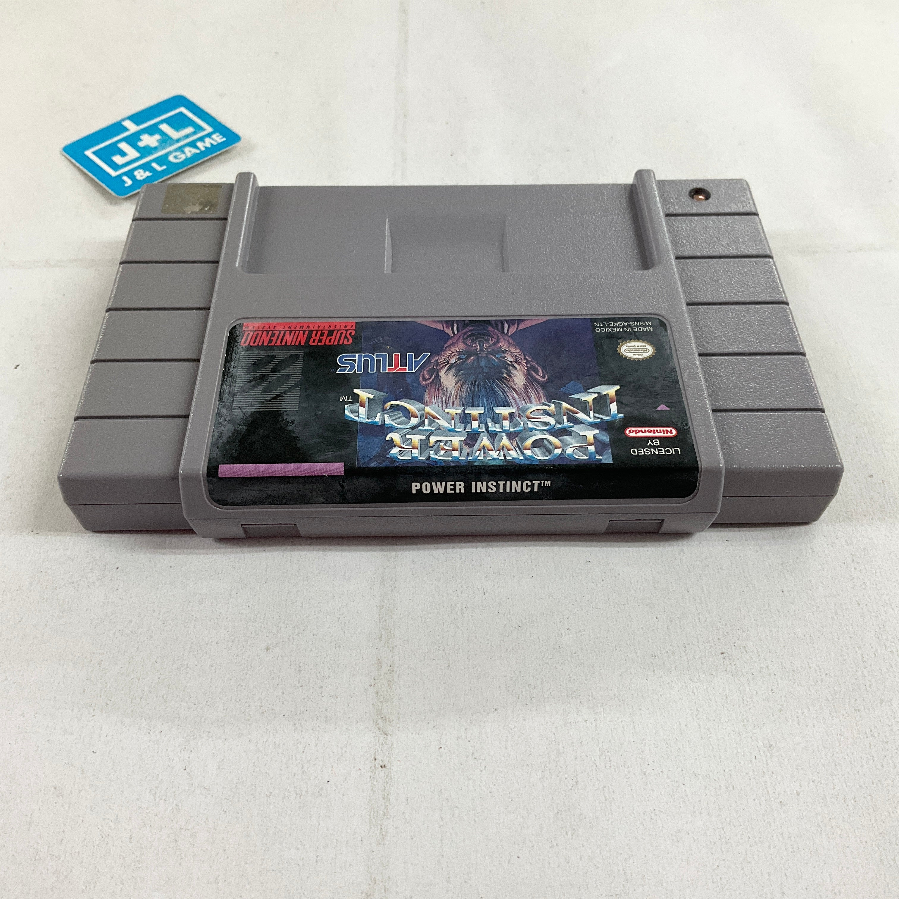 Power Instinct (LTN) - (SNES) Super Nintendo [Pre-Owned] Video Games Atlus   