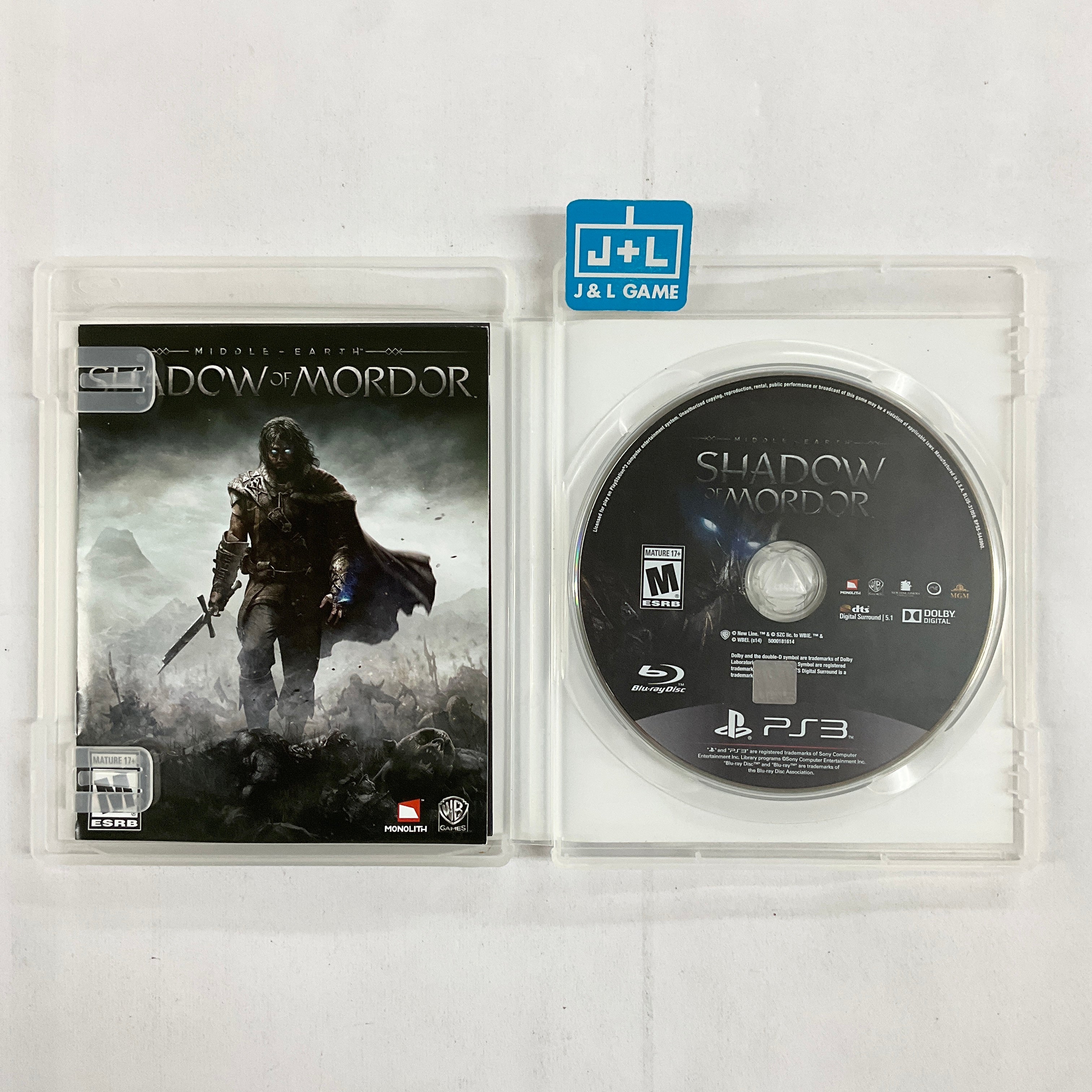 Middle Earth: Shadow of Mordor - (PS3) PlayStation 3 [Pre-Owned] Video Games Codemasters   