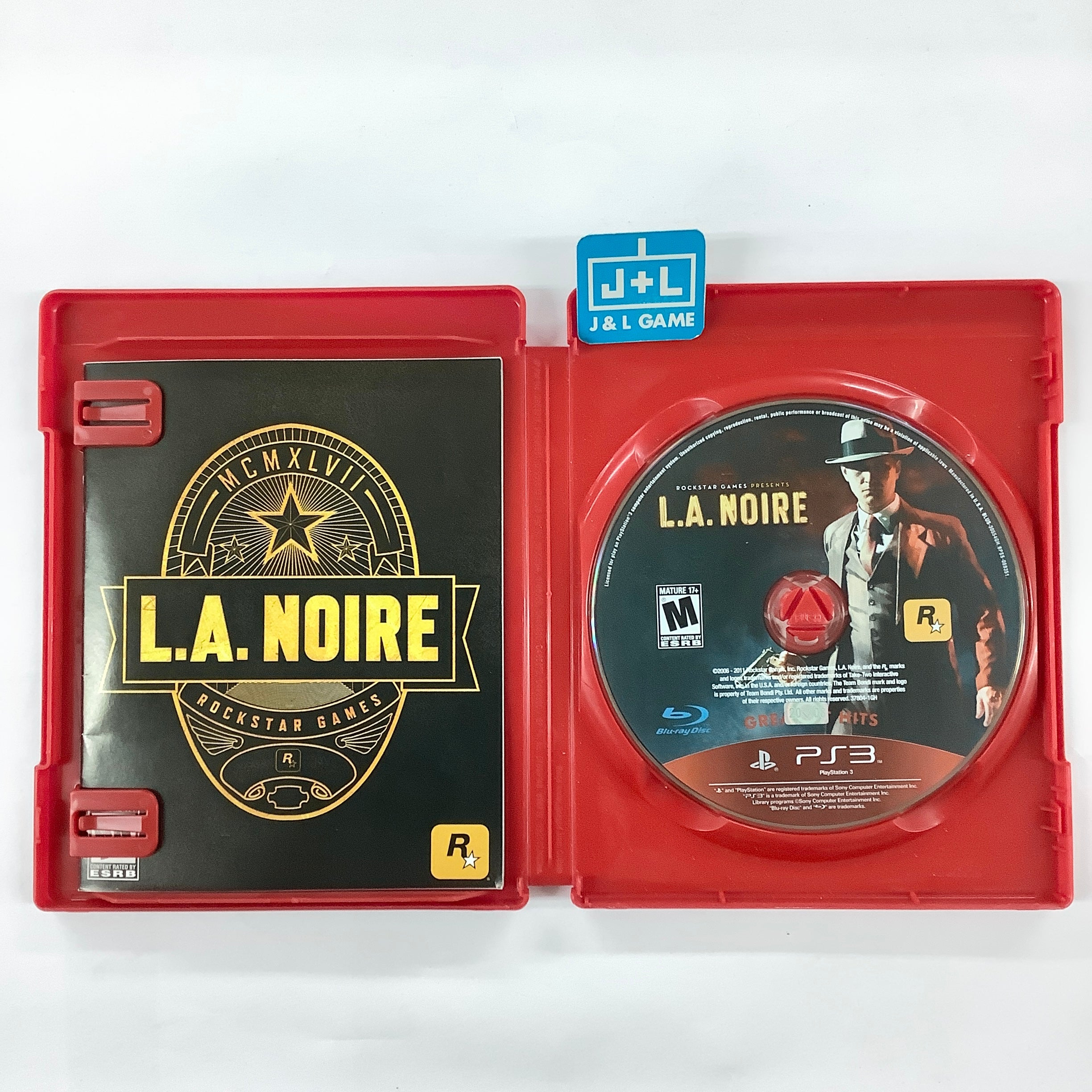 L.A. Noire (Greatest Hits) - (PS3) PlayStation 3 [Pre-Owned] Video Games Rockstar Games   