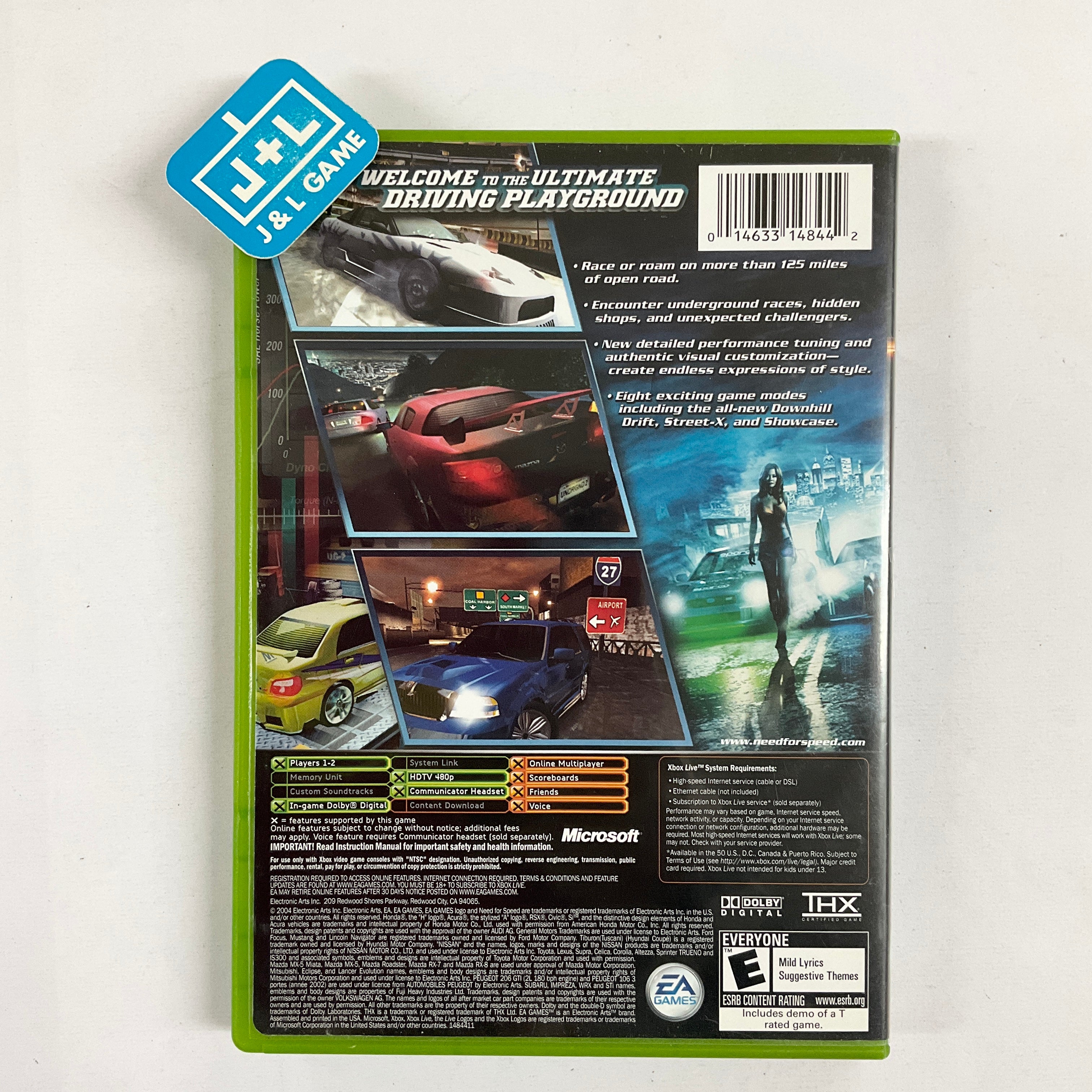 Need for Speed Underground 2 - (XB) Xbox [Pre-Owned] Video Games Electronic Arts   