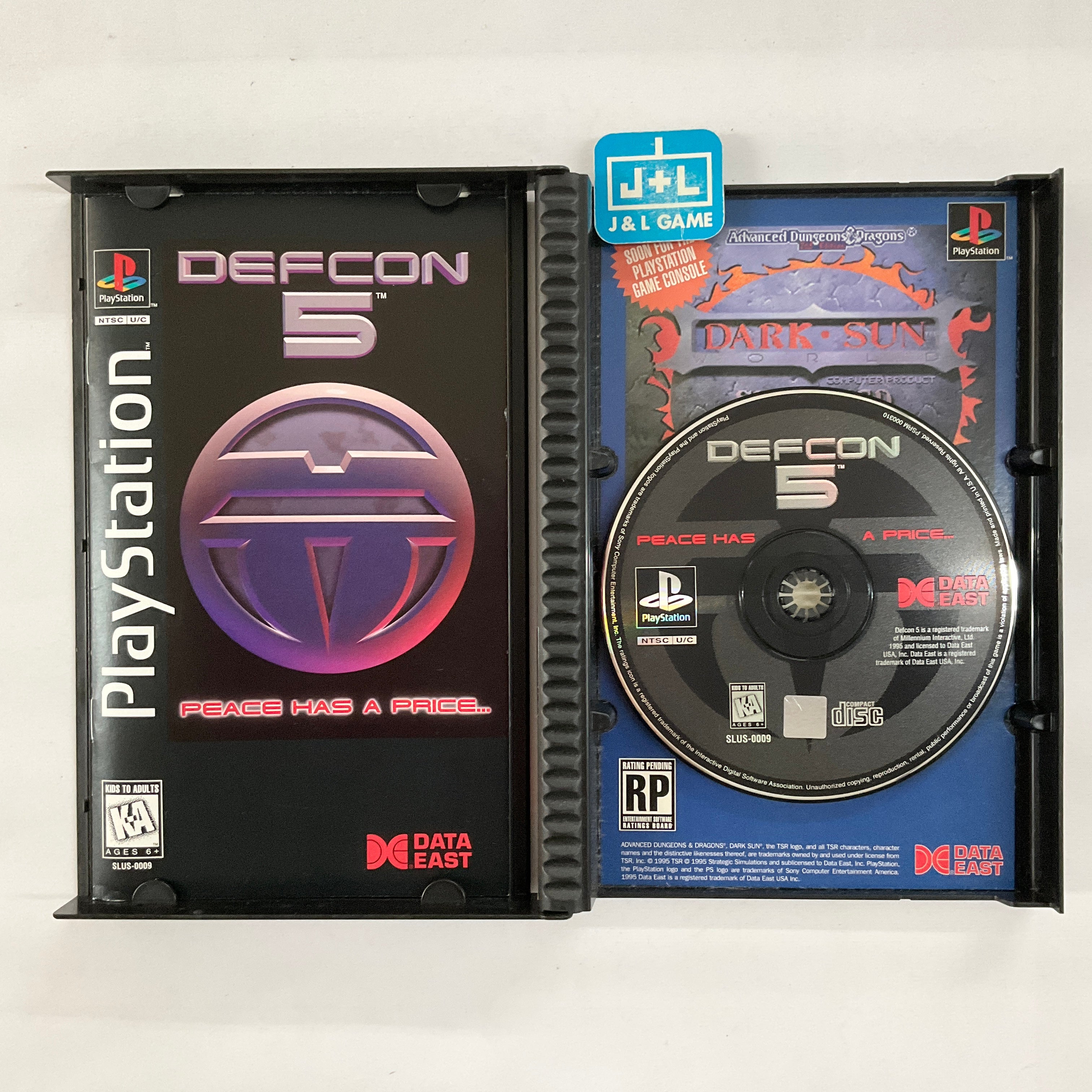 Defcon 5 (Long Box) - (PS1) Playstation 1 [Pre-Owned] Video Games Data East   