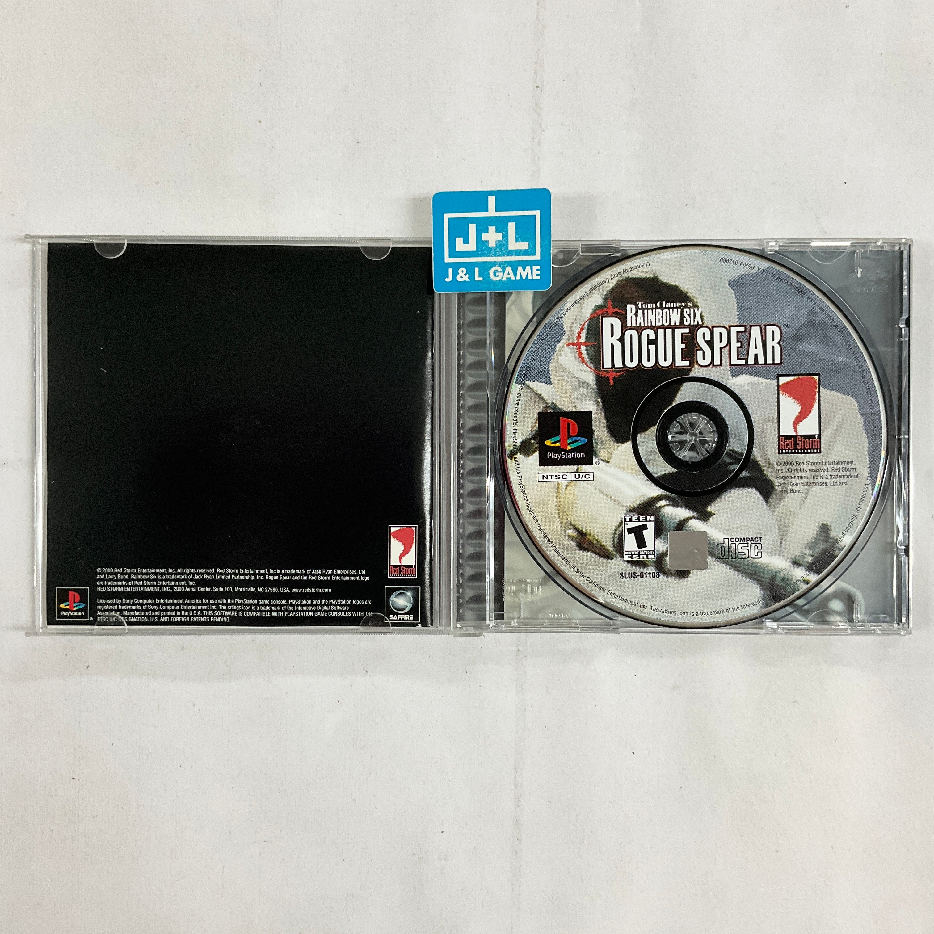 Tom Clancy's Rainbow Six: Rogue Spear - (PS1) PlayStation 1 [Pre-Owned] Video Games Red Storm Entertainment   