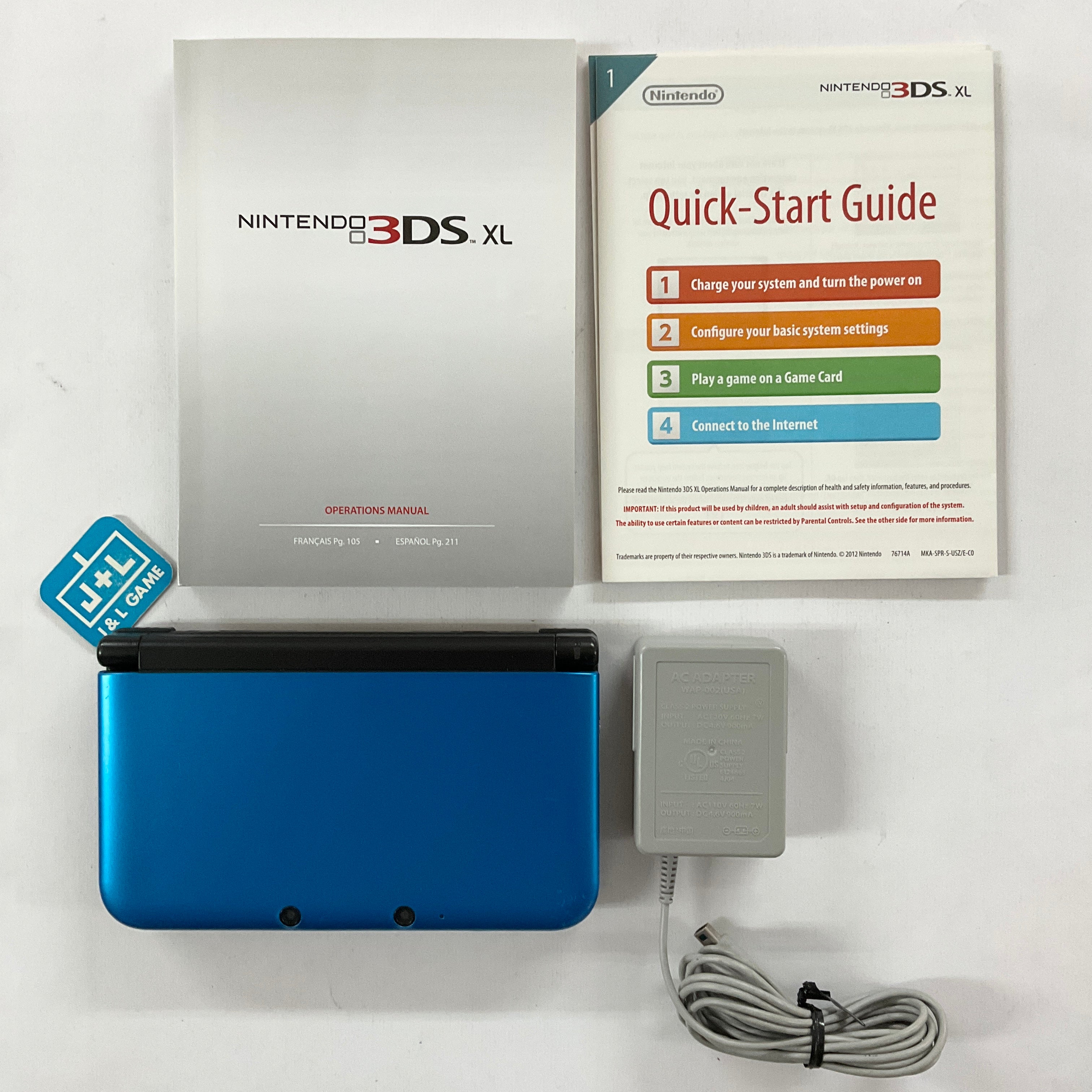 Nintendo 3DS XL Console (Blue/Black) - Nintendo 3DS (Pre-Owned) Consoles Nintendo   