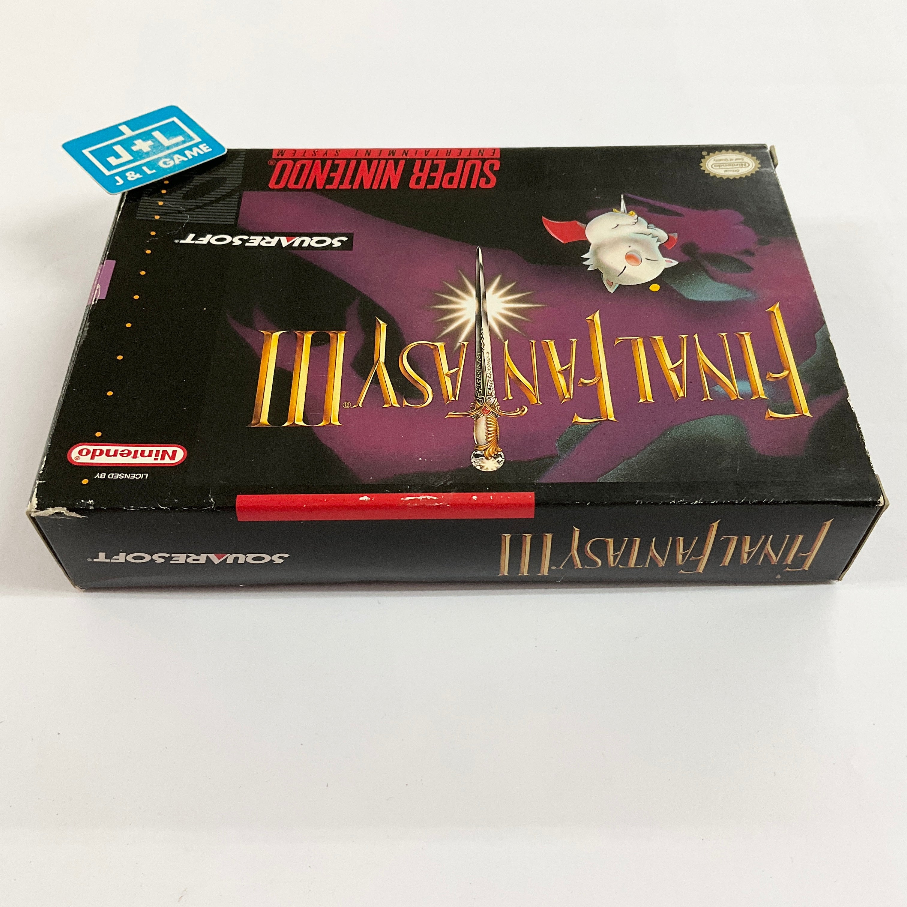 Final Fantasy III - (SNES) Super Nintendo [Pre-Owned] Video Games SquareSoft   