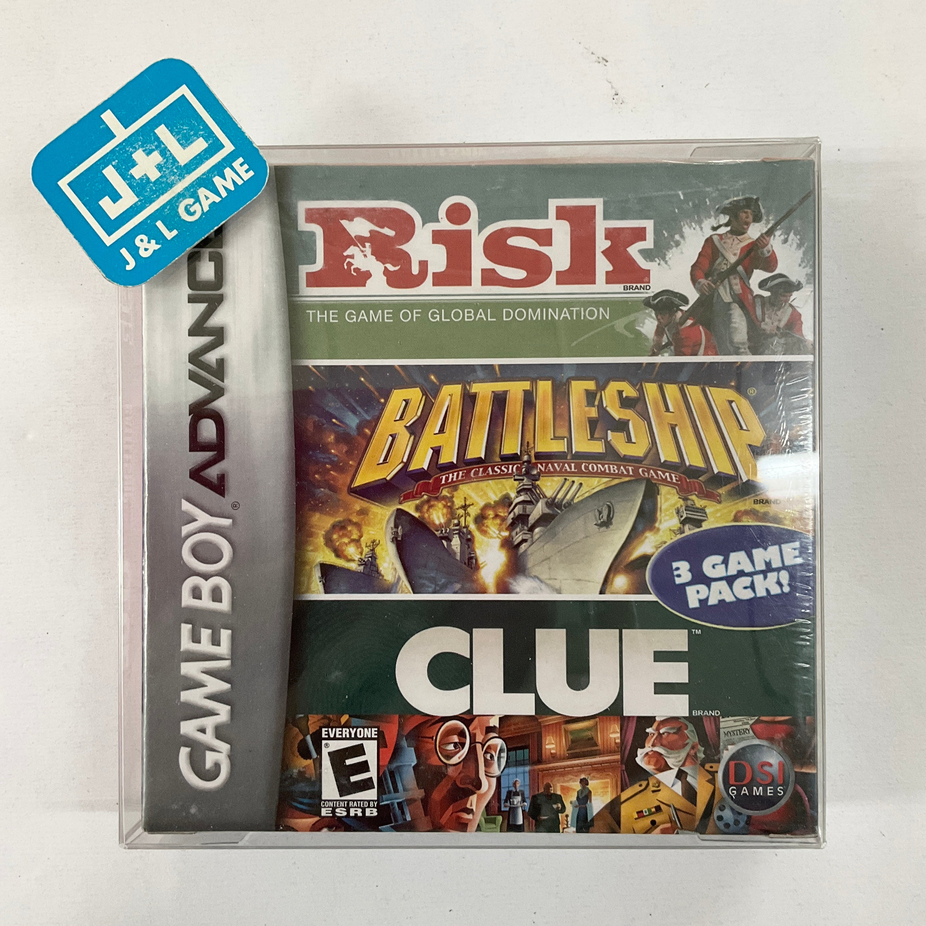 Risk / Battleship / Clue - (GBA) Game Boy Advance Video Games DSI Games   