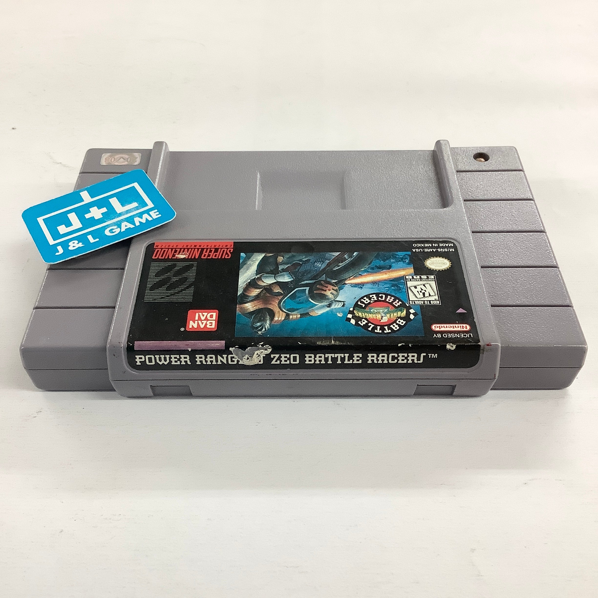 Power Rangers Zeo: Battle Racers - (SNES) Super Nintendo [Pre-Owned] Video Games Bandai America Inc.   