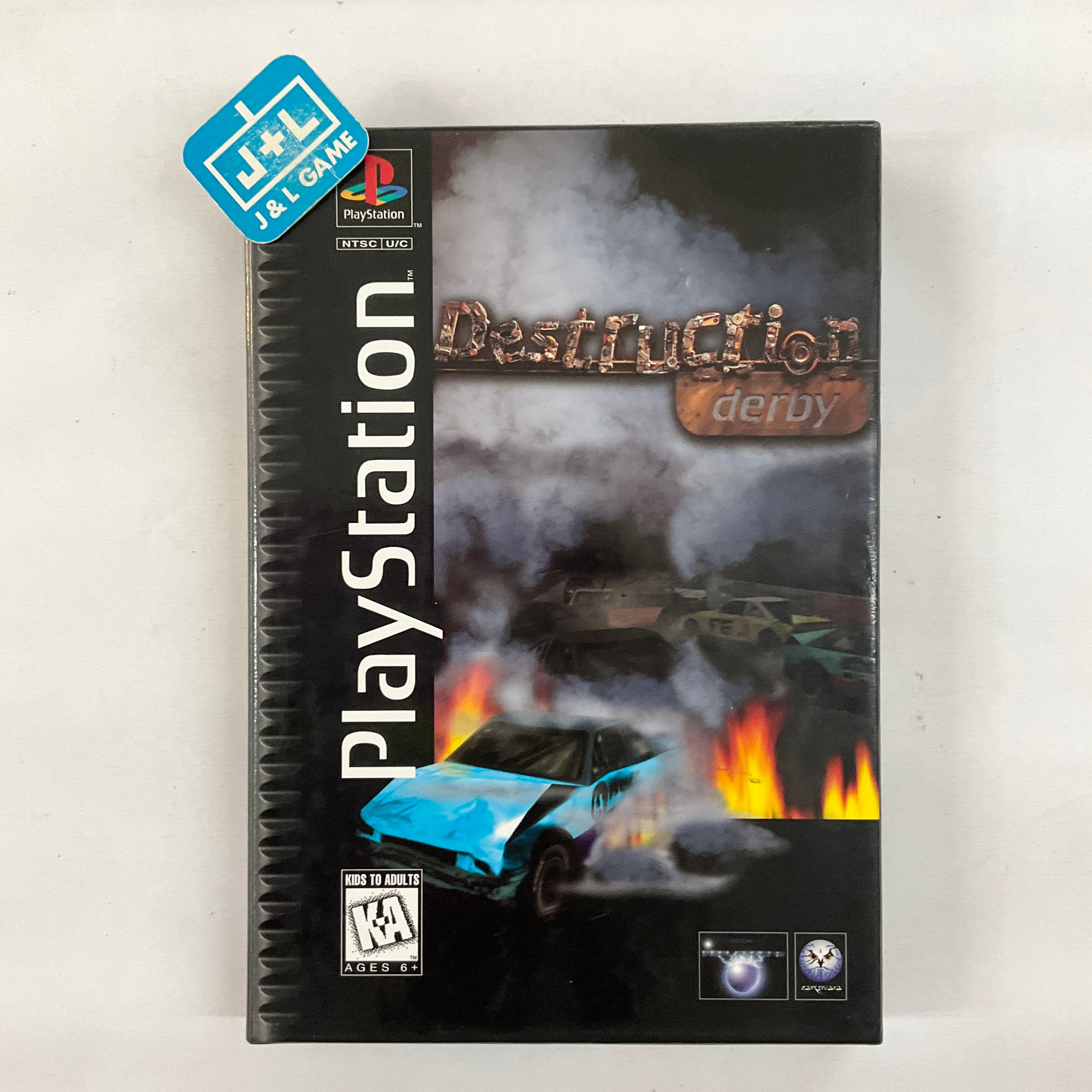 Destruction Derby (Long Box) - (PS1) PlayStation 1 [Pre-Owned] Video Games Psygnosis   