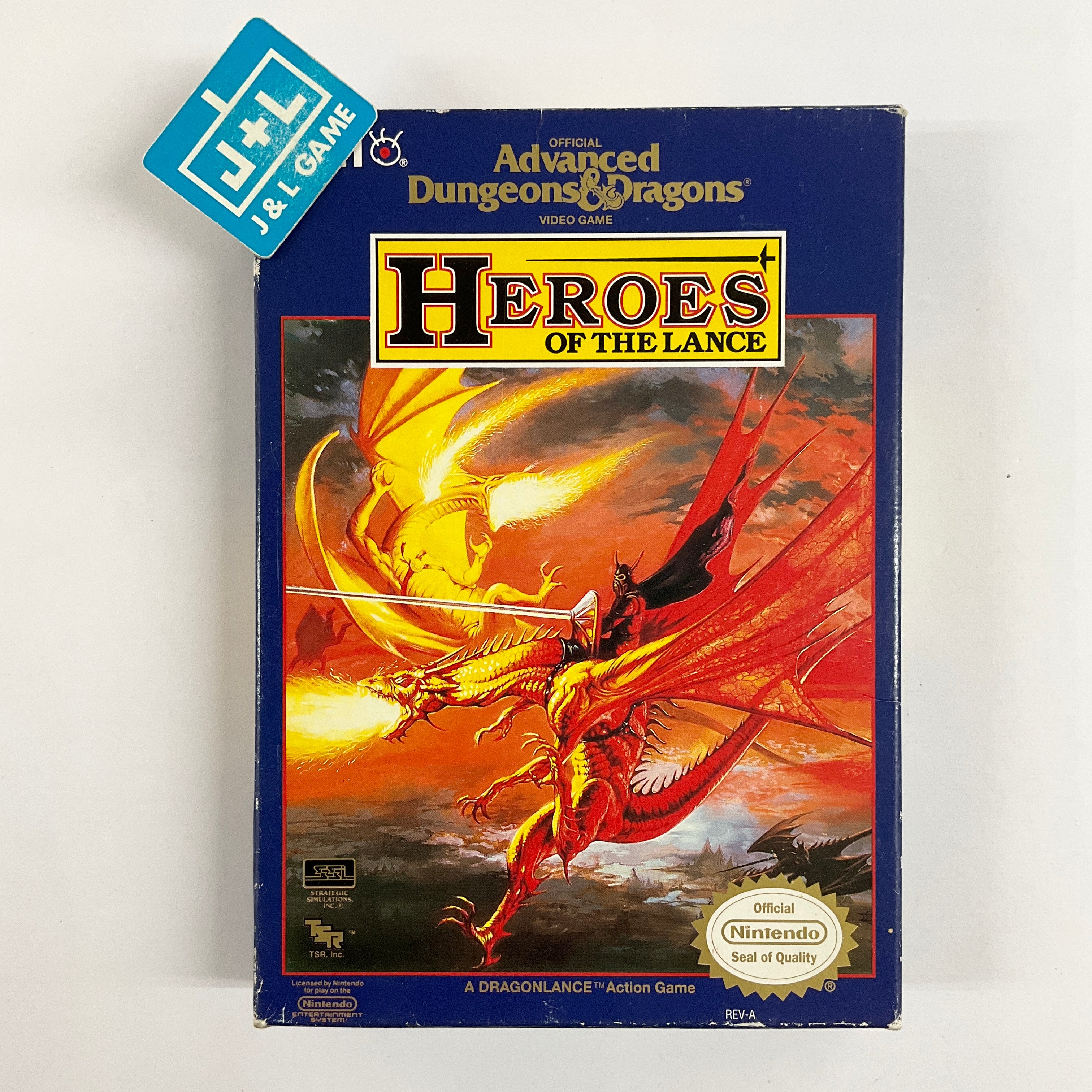 Advanced Dungeons & Dragons: Heroes of the Lance - (NES) Nintendo Entertainment System  [Pre-Owned] Video Games FCI, Inc.   