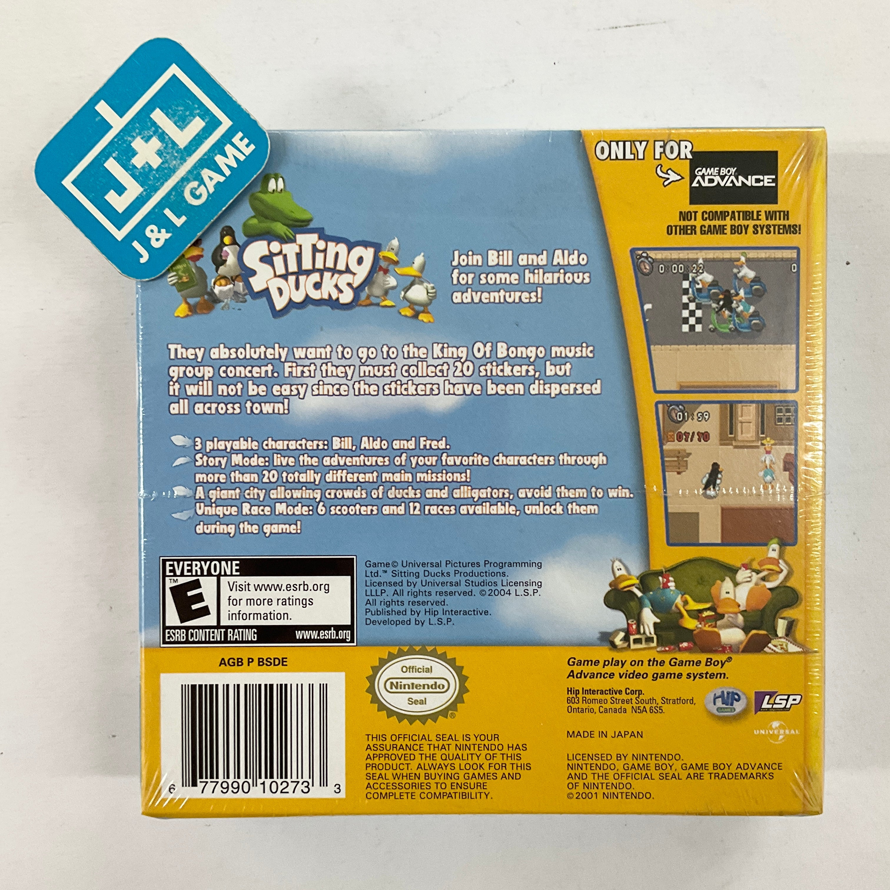 Sitting Ducks - (GBA) Game Boy Advance Video Games Hip Games   