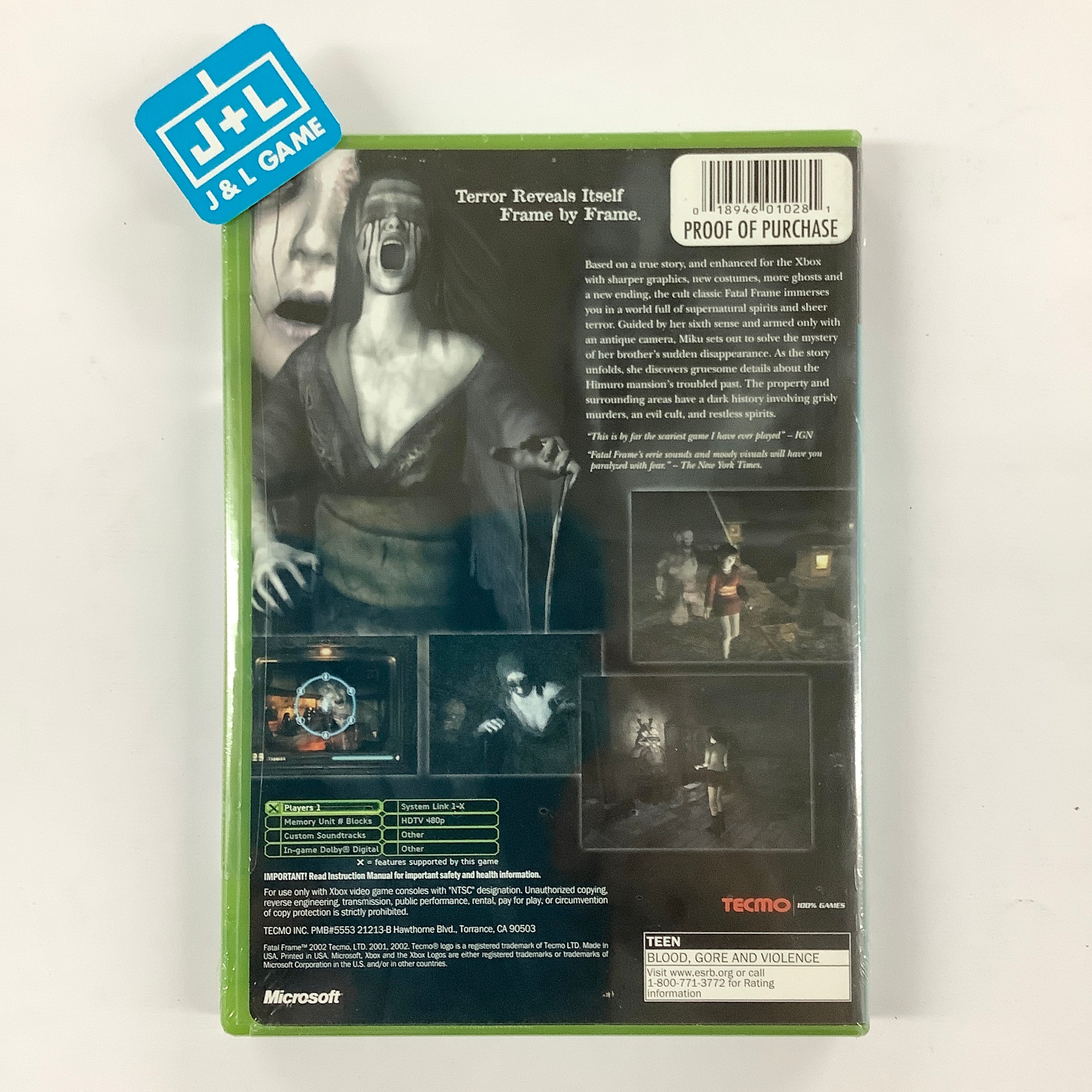 Fatal Frame - (XB) Xbox Video Games Xbox   