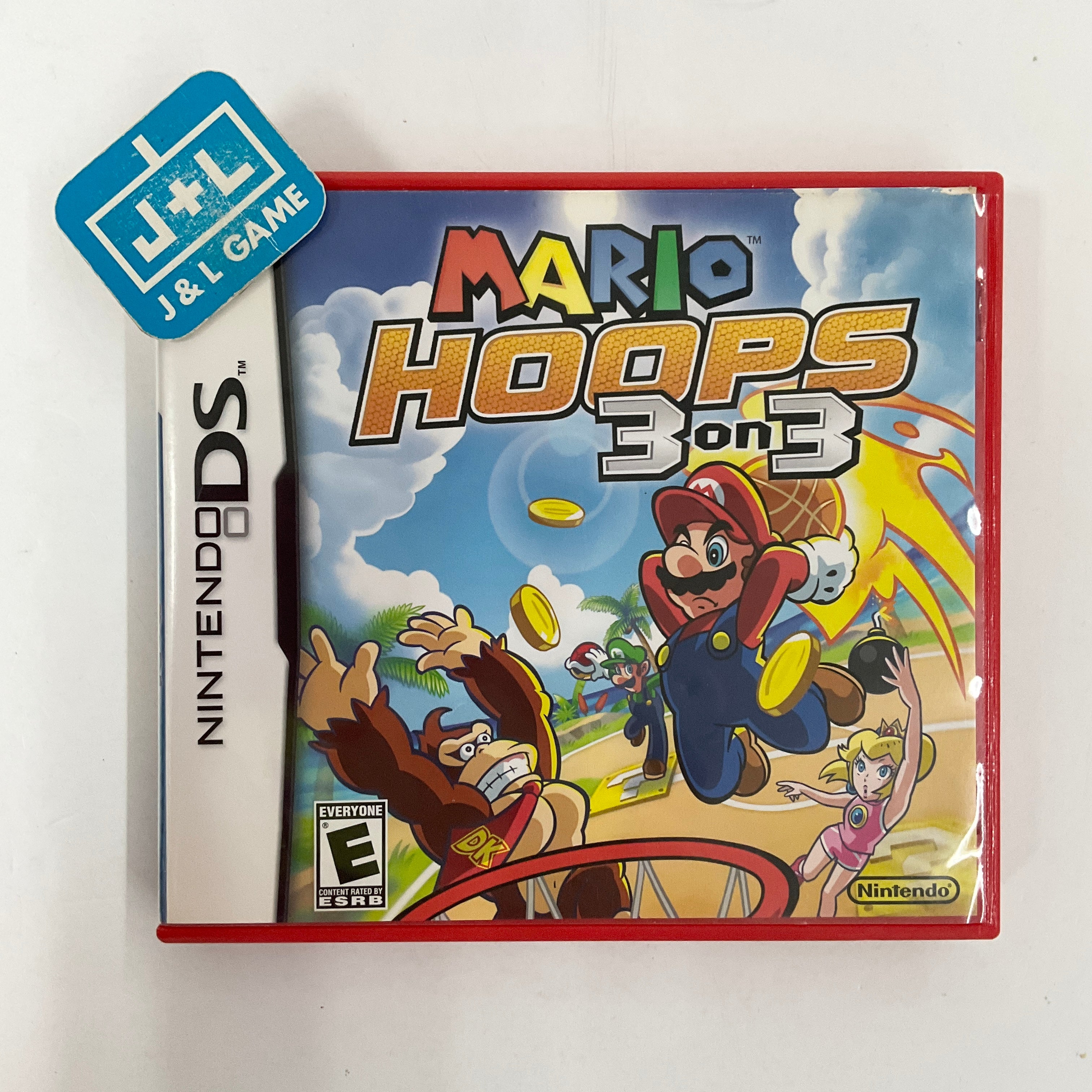 Mario Hoops: 3 On 3 (Red Case) - (NDS) Nintendo DS [Pre-Owned] Video Games Nintendo   