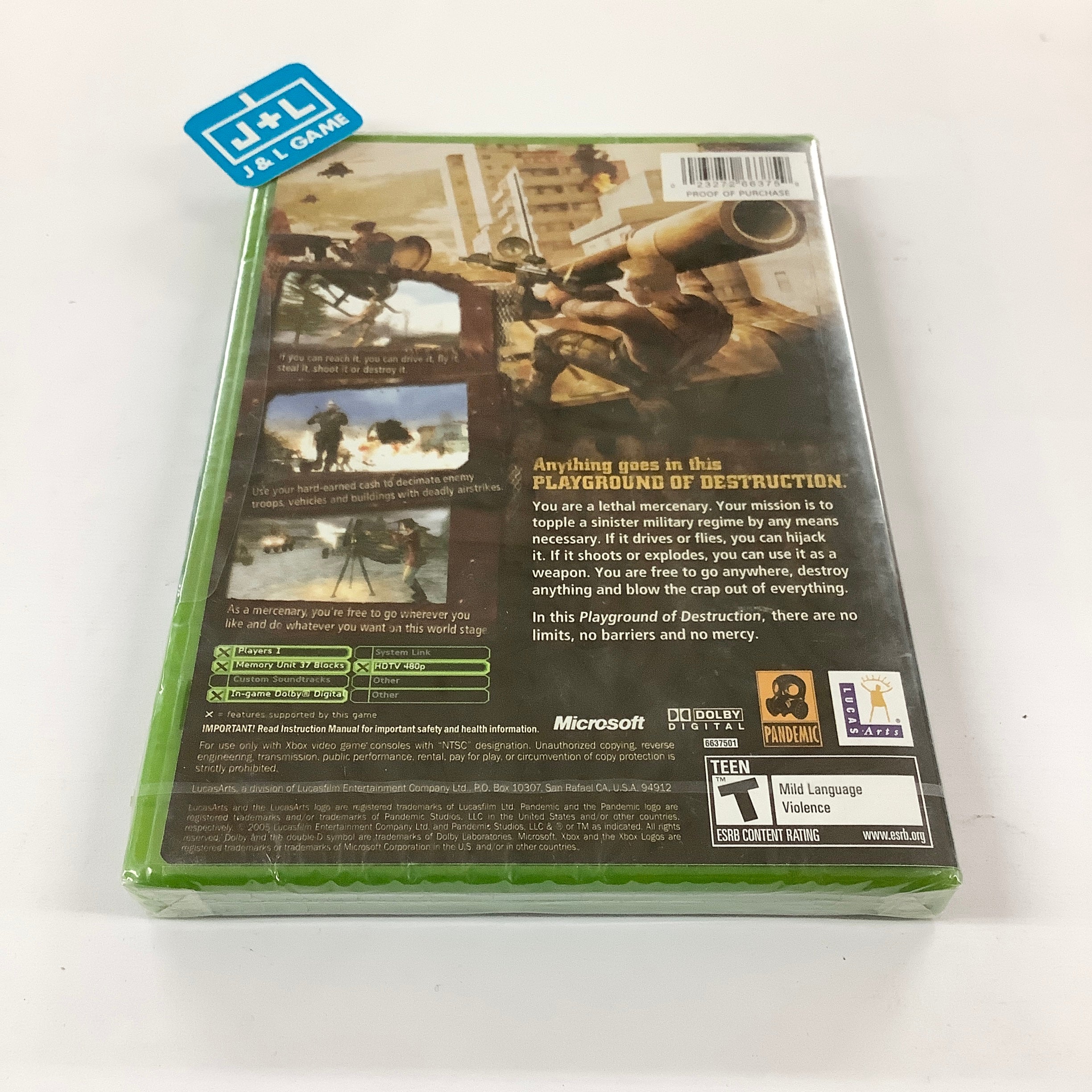 Mercenaries: Playground of Destruction - (XB) Xbox Video Games LucasArts   