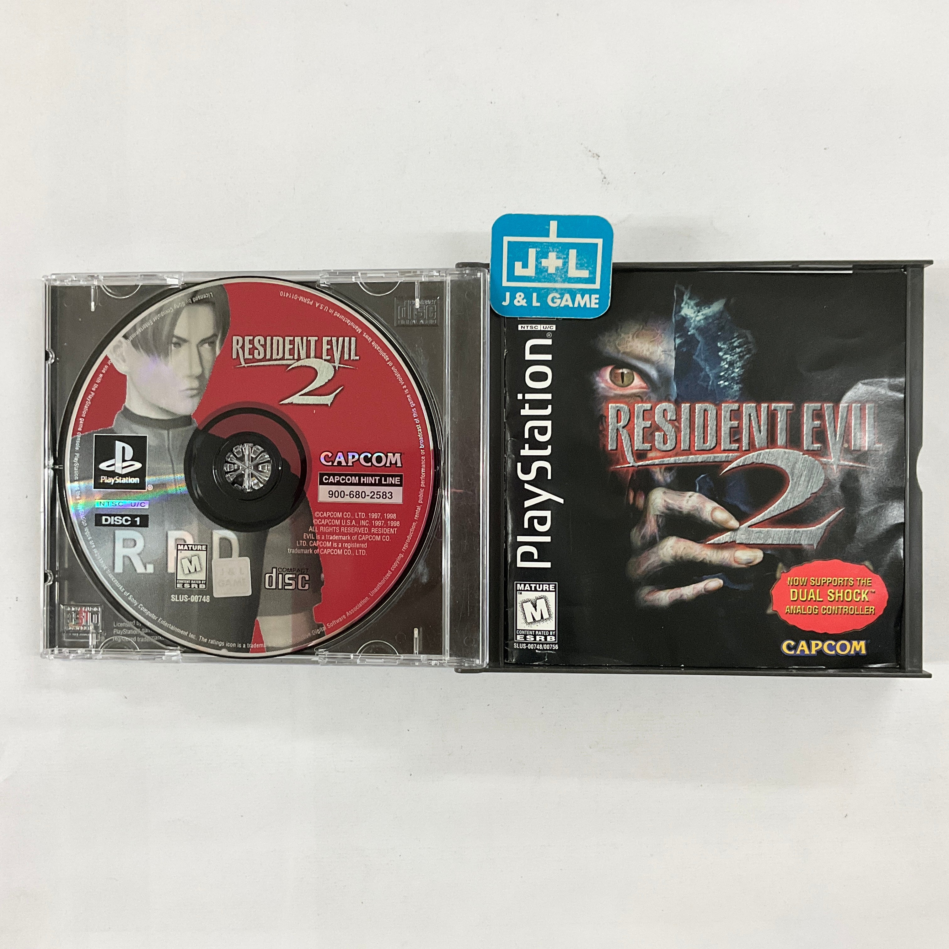 Resident Evil 2 (Dual Shock) - (PS1) PlayStation 1 [Pre-Owned] Video Games Capcom   