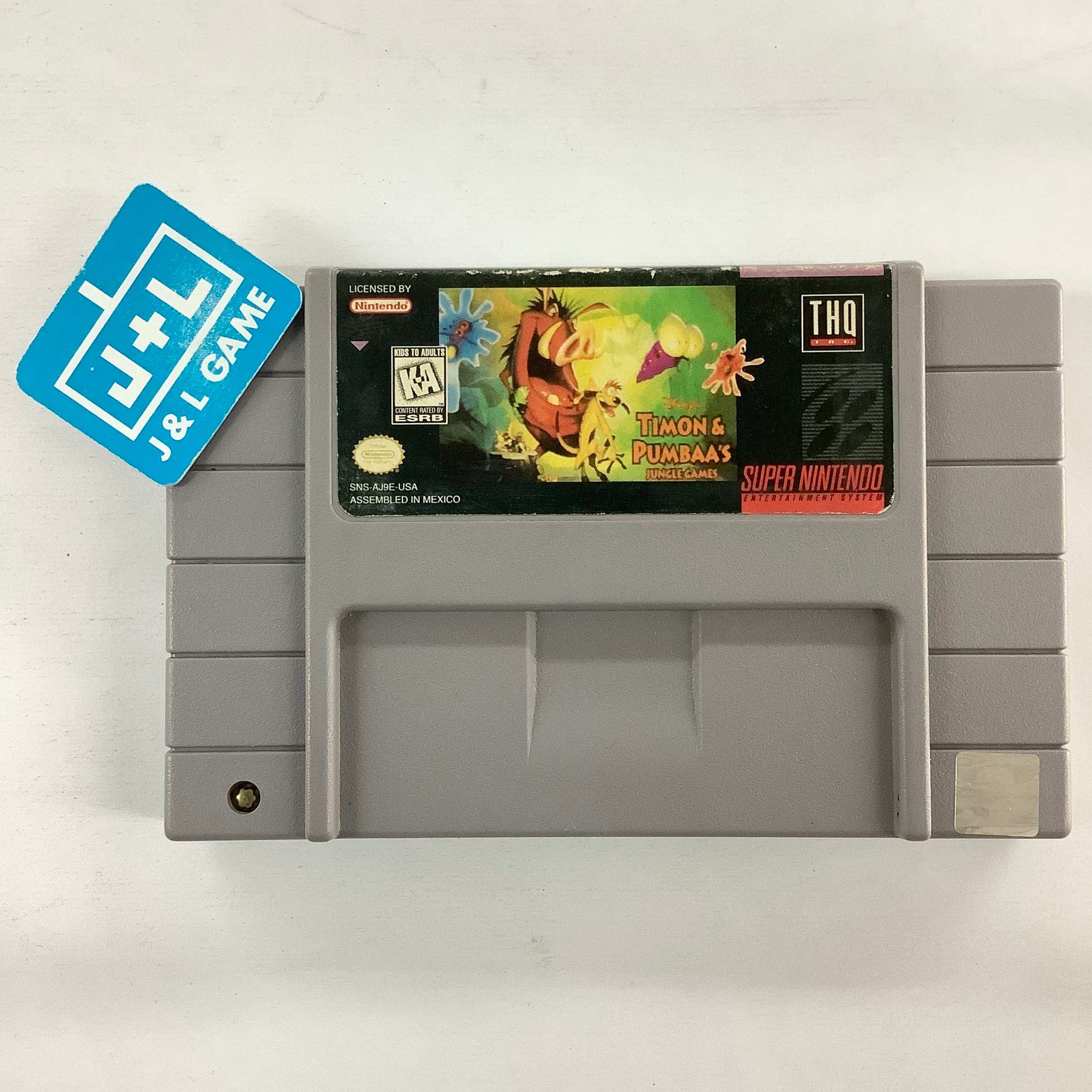 Disney's Timon & Pumbaa's Jungle Games - (SNES) Super Nintendo [Pre-Owned] Video Games THQ   