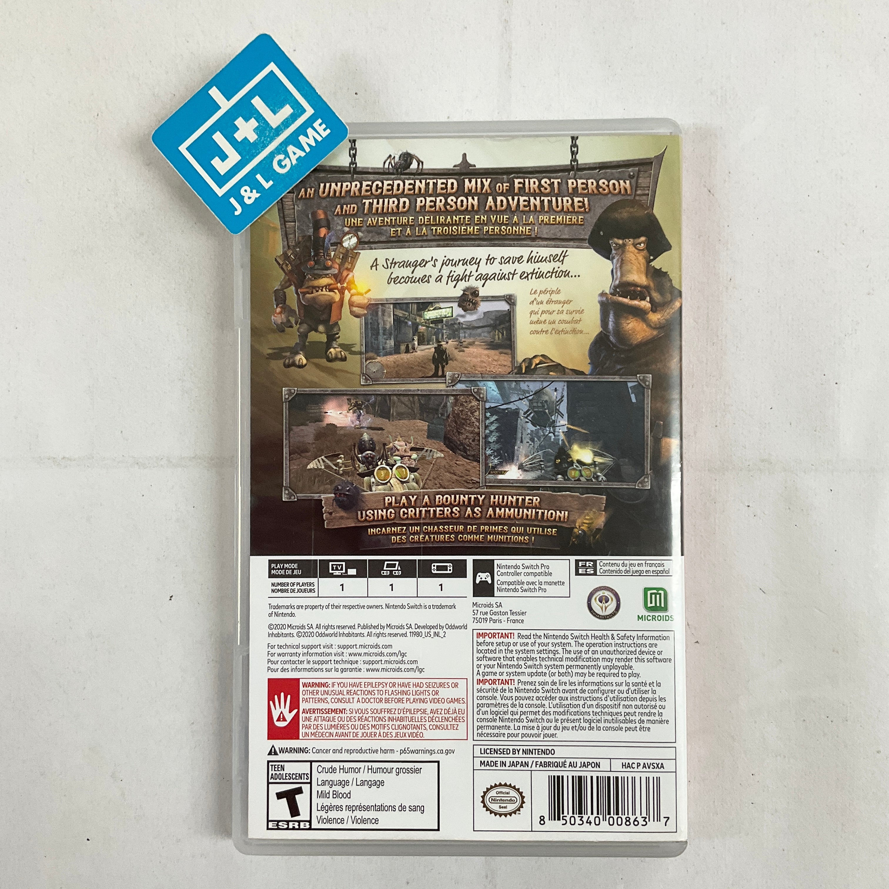 Oddworld: Stranger's Wrath - (NSW) Nintendo Switch [Pre-Owned] Video Games Microids   