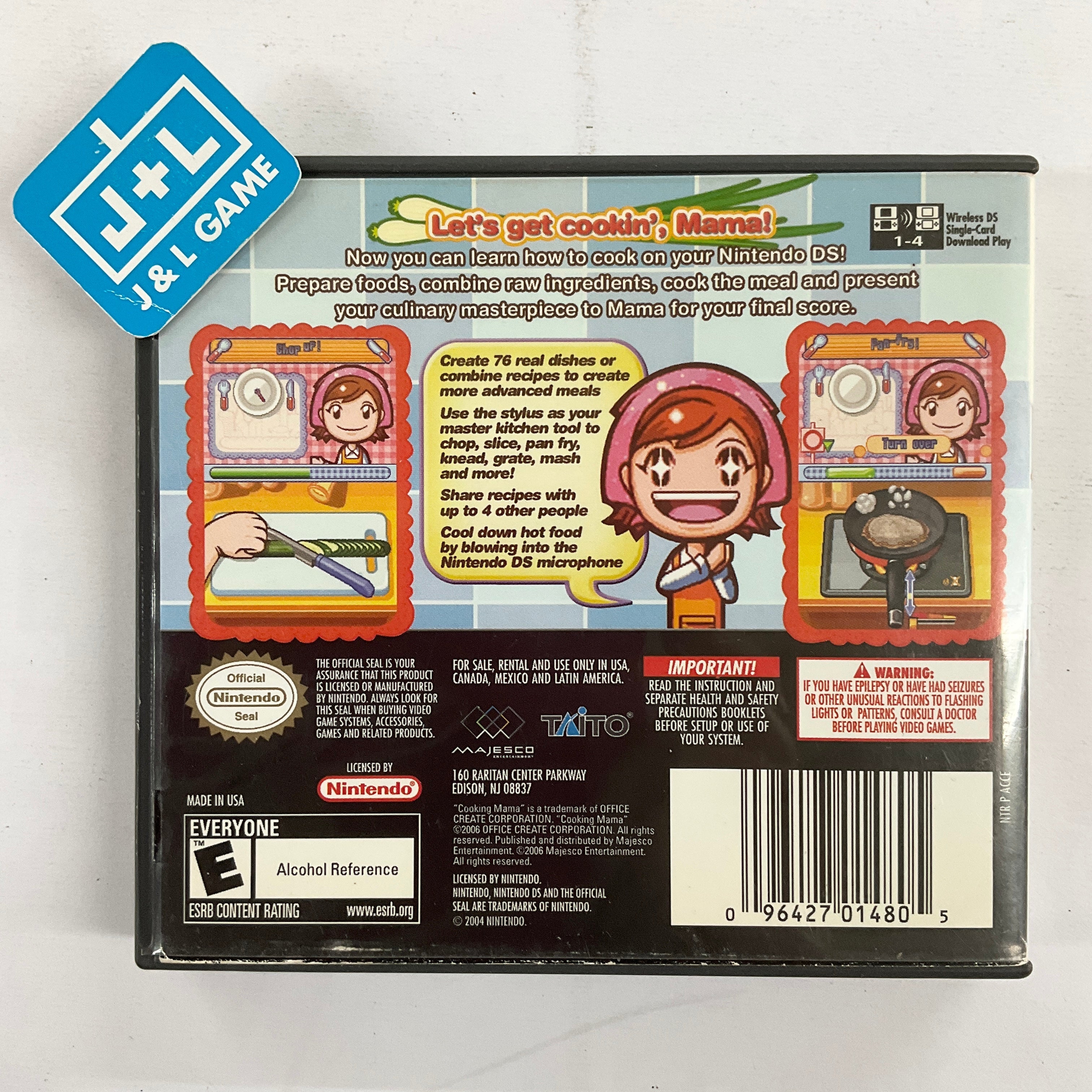 Cooking Mama - (NDS) Nintendo DS [Pre-Owned] Video Games Majesco   