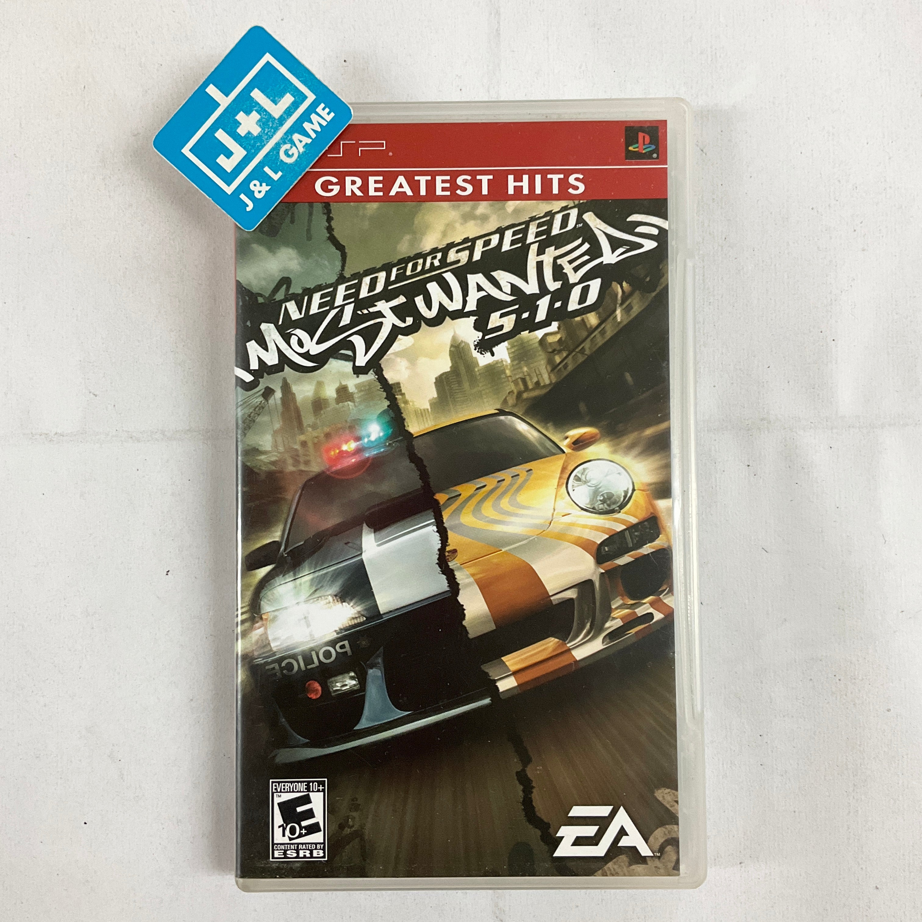 Need for Speed Most Wanted 5-1-0 (Greatest Hits) - SONY PSP [Pre-Owned] Video Games EA Games   