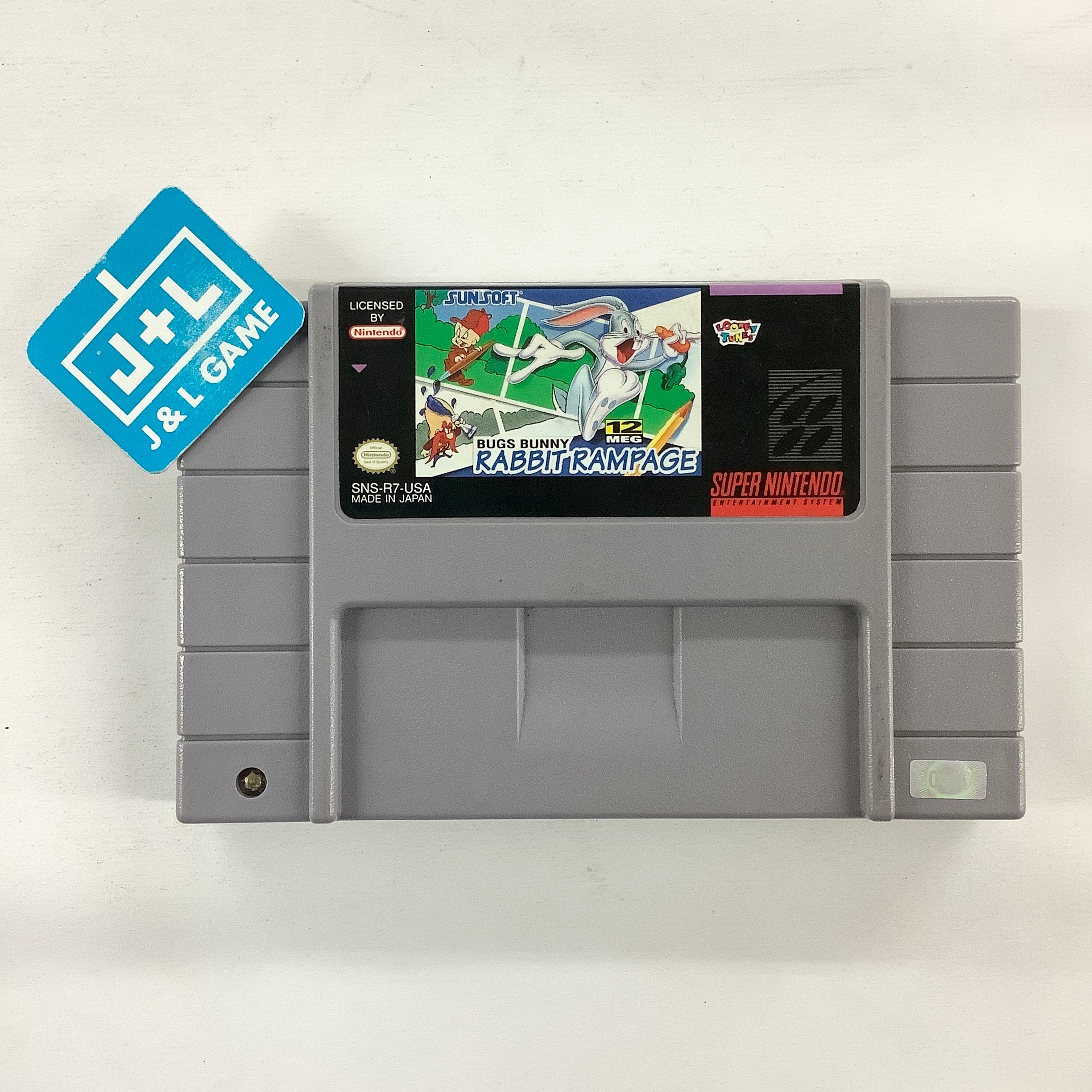 Bugs Bunny: Rabbit Rampage - (SNES) Super Nintendo [Pre-Owned] Video Games SunSoft   