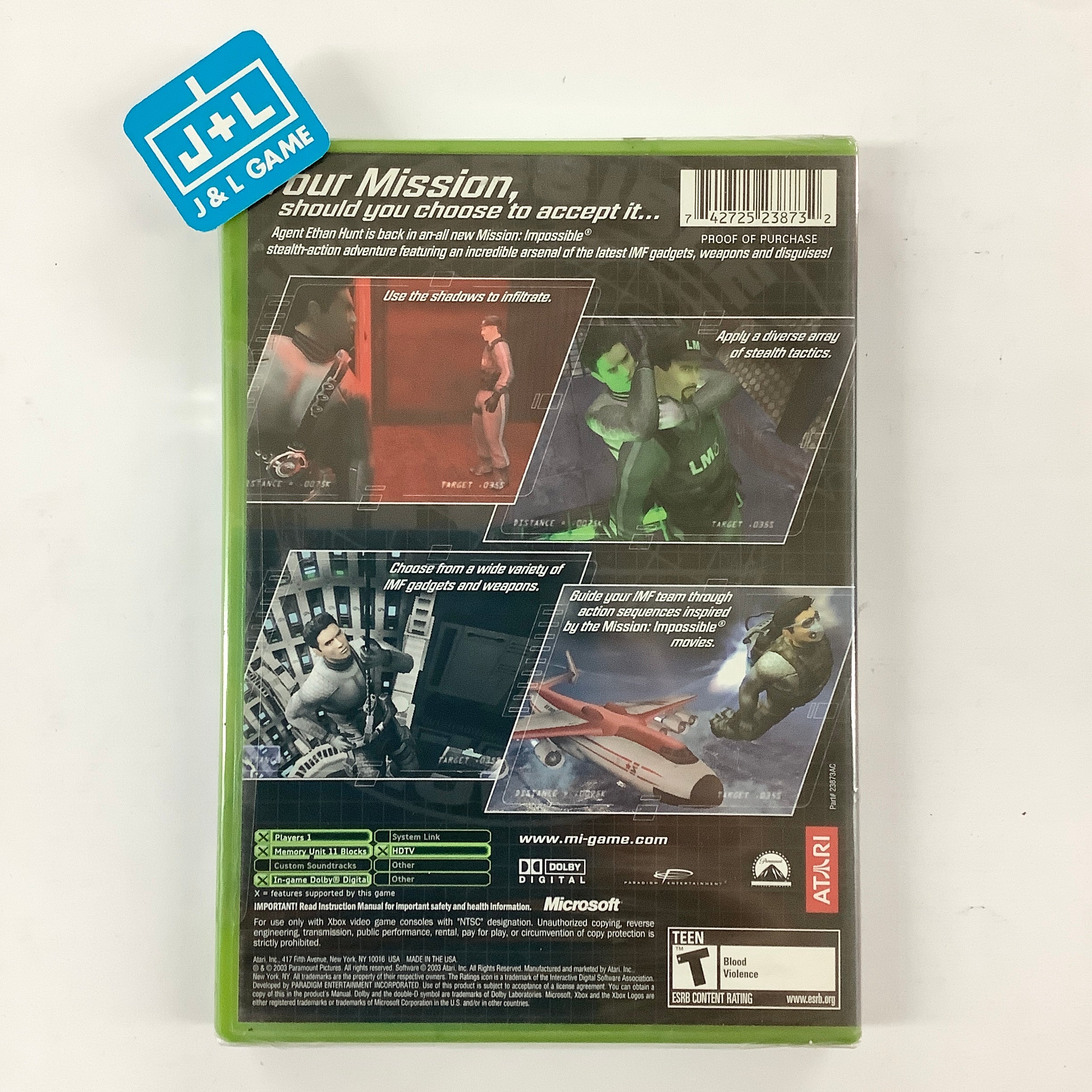 Mission: Impossible: Operation Surma - (XB) Xbox Video Games Atari SA   