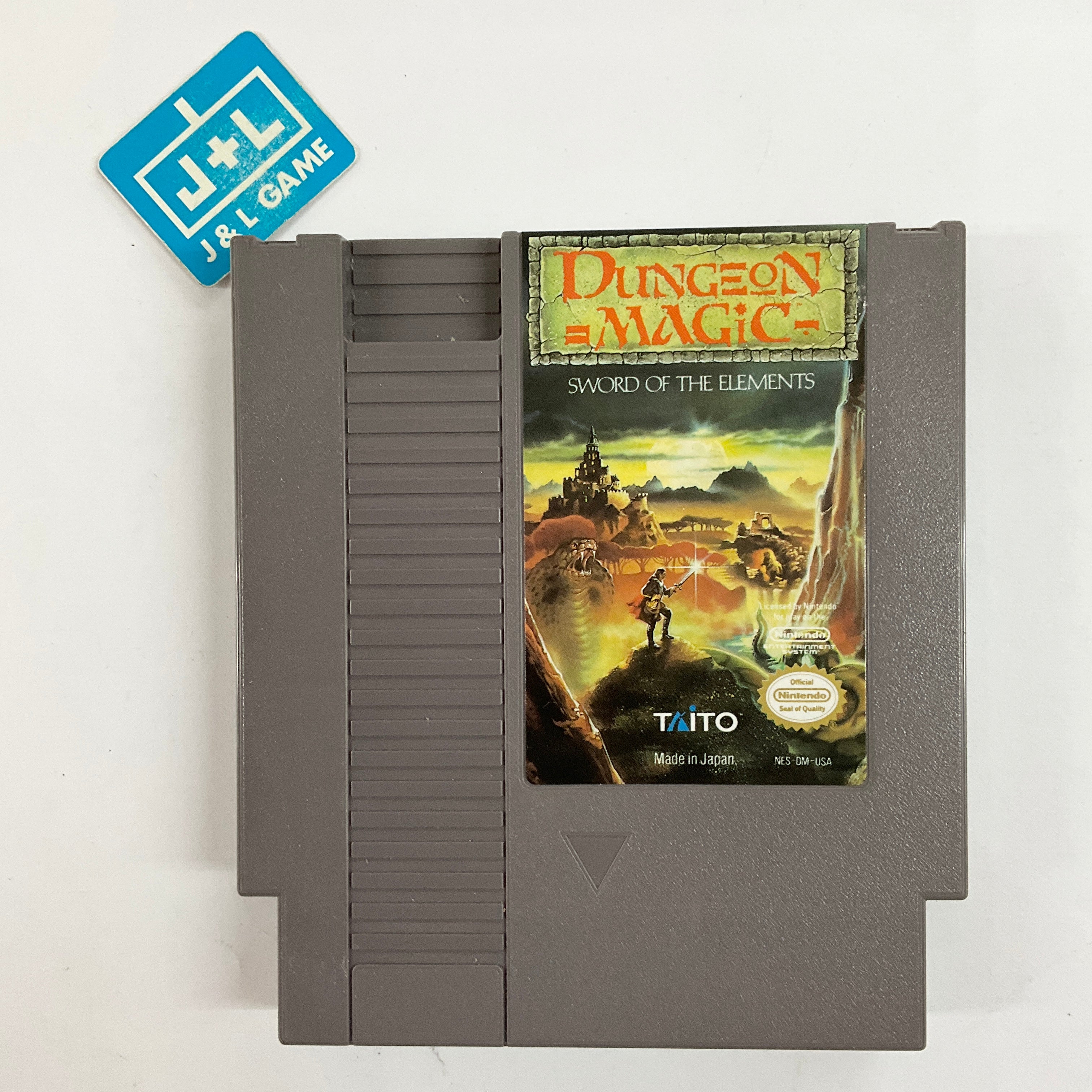 Dungeon Magic: Sword of the Elements - (NES) Nintendo Entertainment System [Pre-Owned] Video Games Taito Corporation   