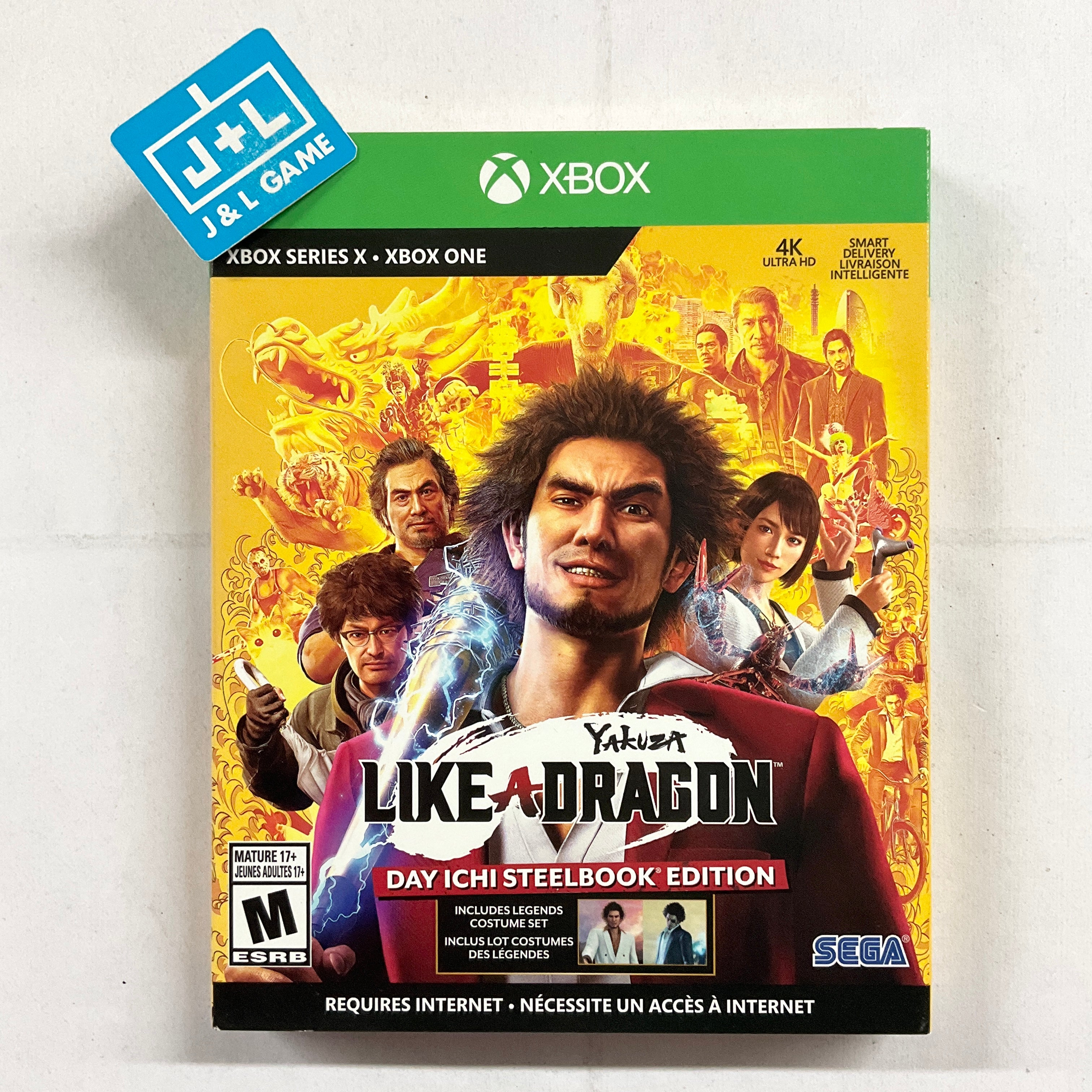 Yakuza: Like a Dragon - Day Ichi Edition - Xbox One Xbox Series X [UNBOXING] Video Games SEGA   