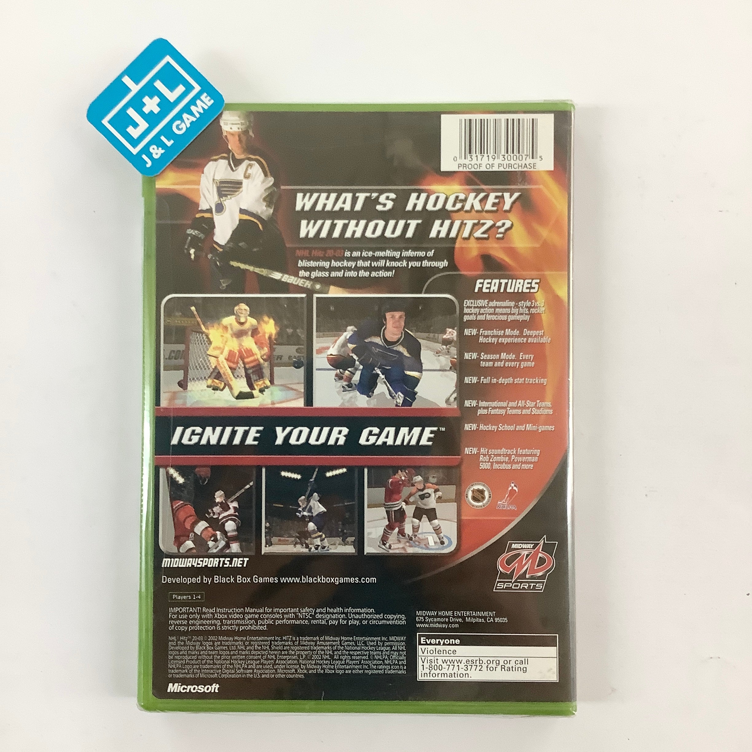 NHL Hitz 20-03 - (XB) Xbox Video Games Midway   