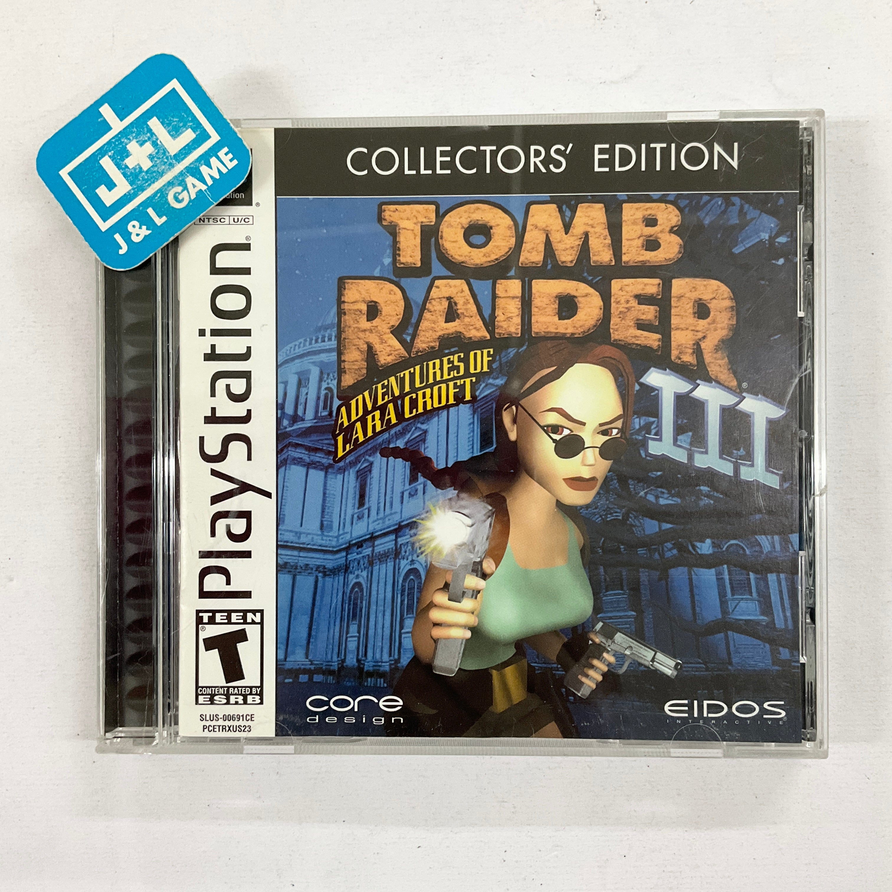 Tomb Raider III: Adventures of Lara Croft (Collector's Edition) - (PS1) PlayStation 1 [Pre-Owned] Video Games Eidos Interactive   