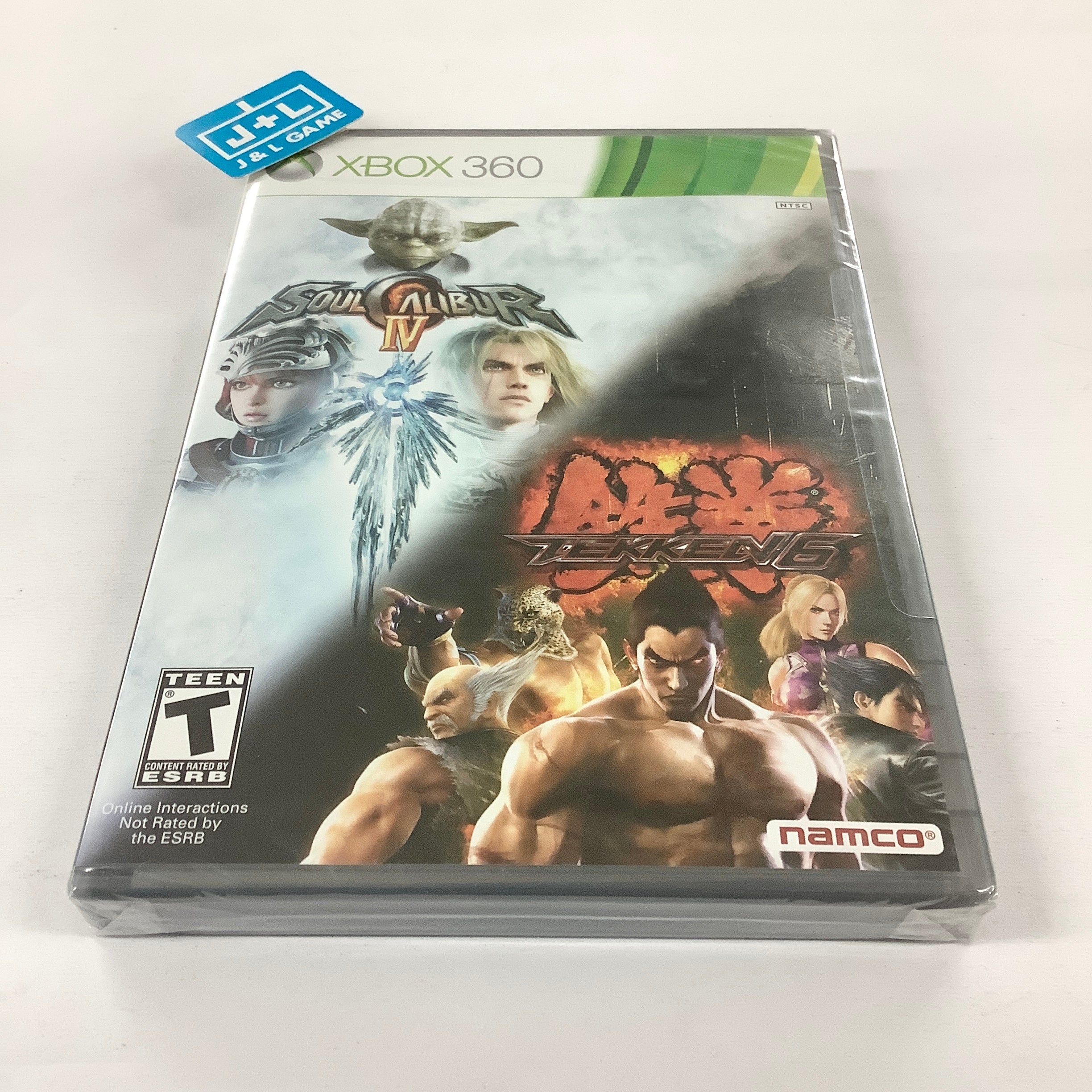 SoulCalibur IV / Tekken 6 - Xbox 360 Video Games Namco Bandai Games   