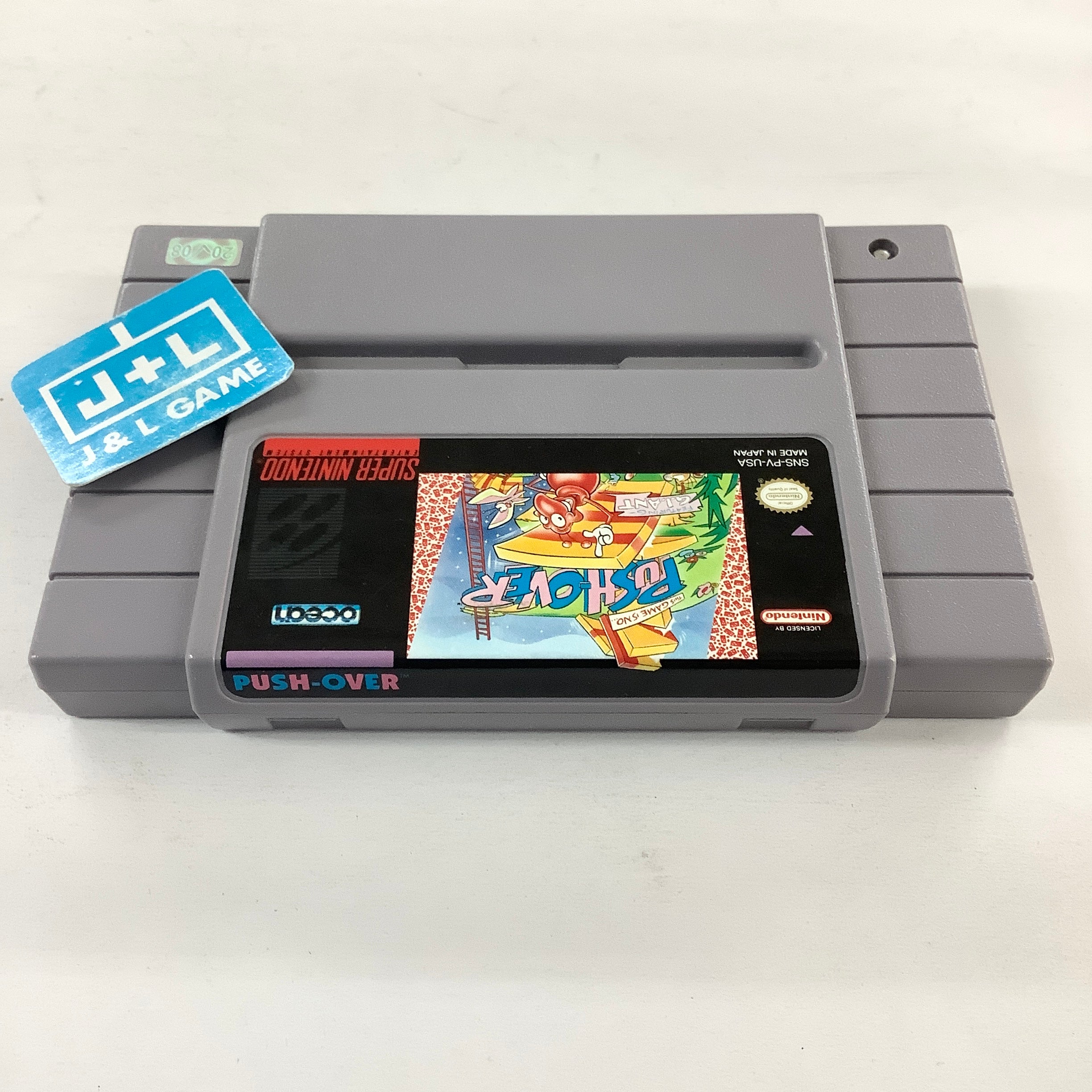 Push-Over - (SNES) Super Nintendo [Pre-Owned] Video Games Ocean   