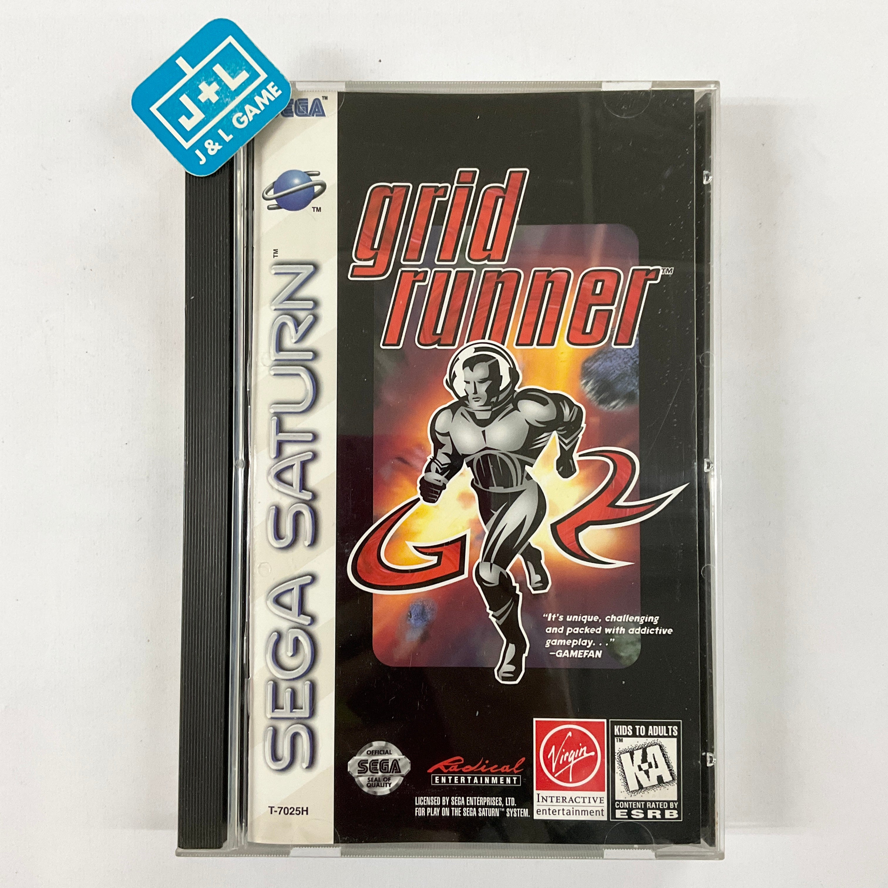 Grid Runner - (SS) SEGA Saturn [Pre-Owned] Video Games Virgin Interactive   