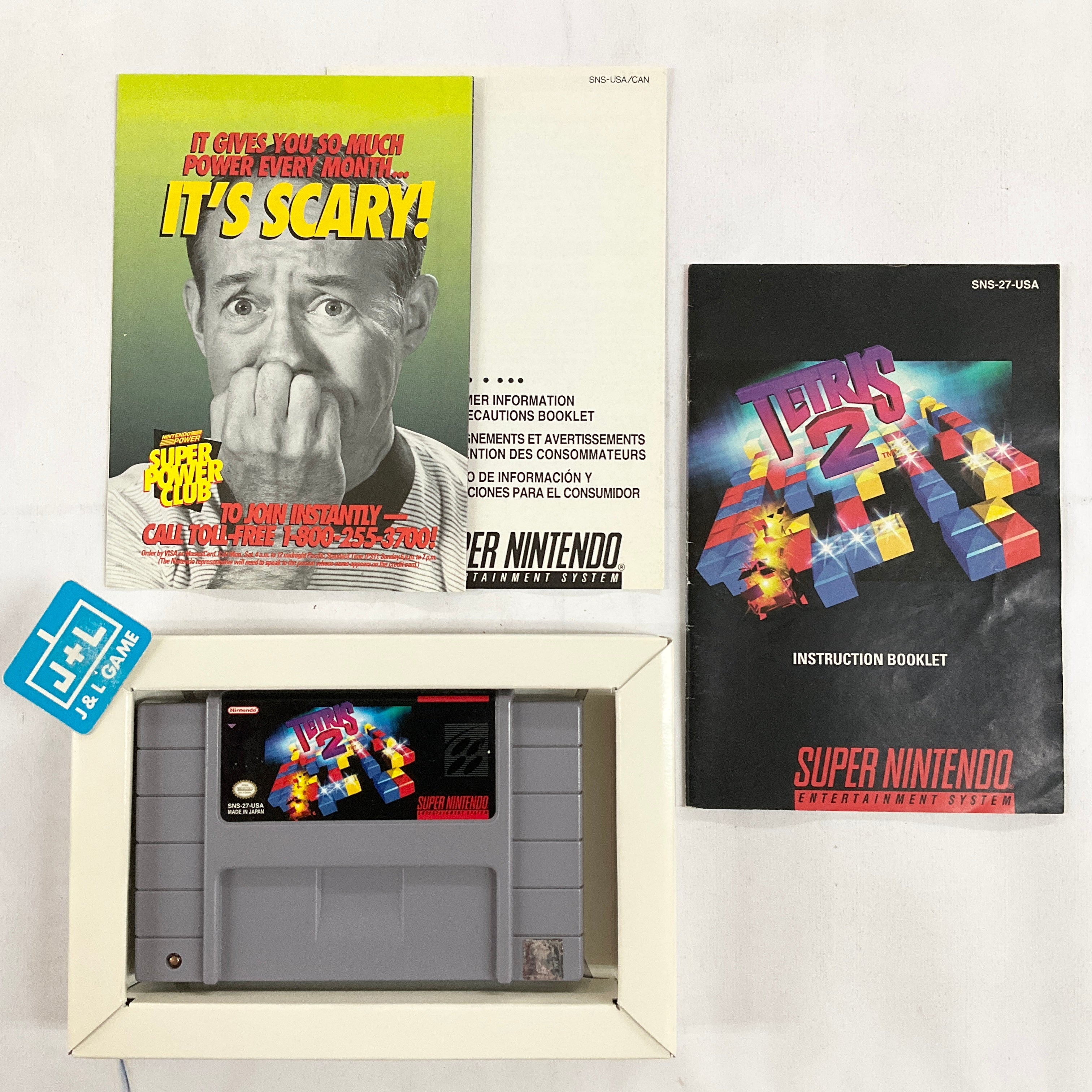 Tetris 2 - (SNES) Super Nintendo [Pre-Owned] Video Games Nintendo   