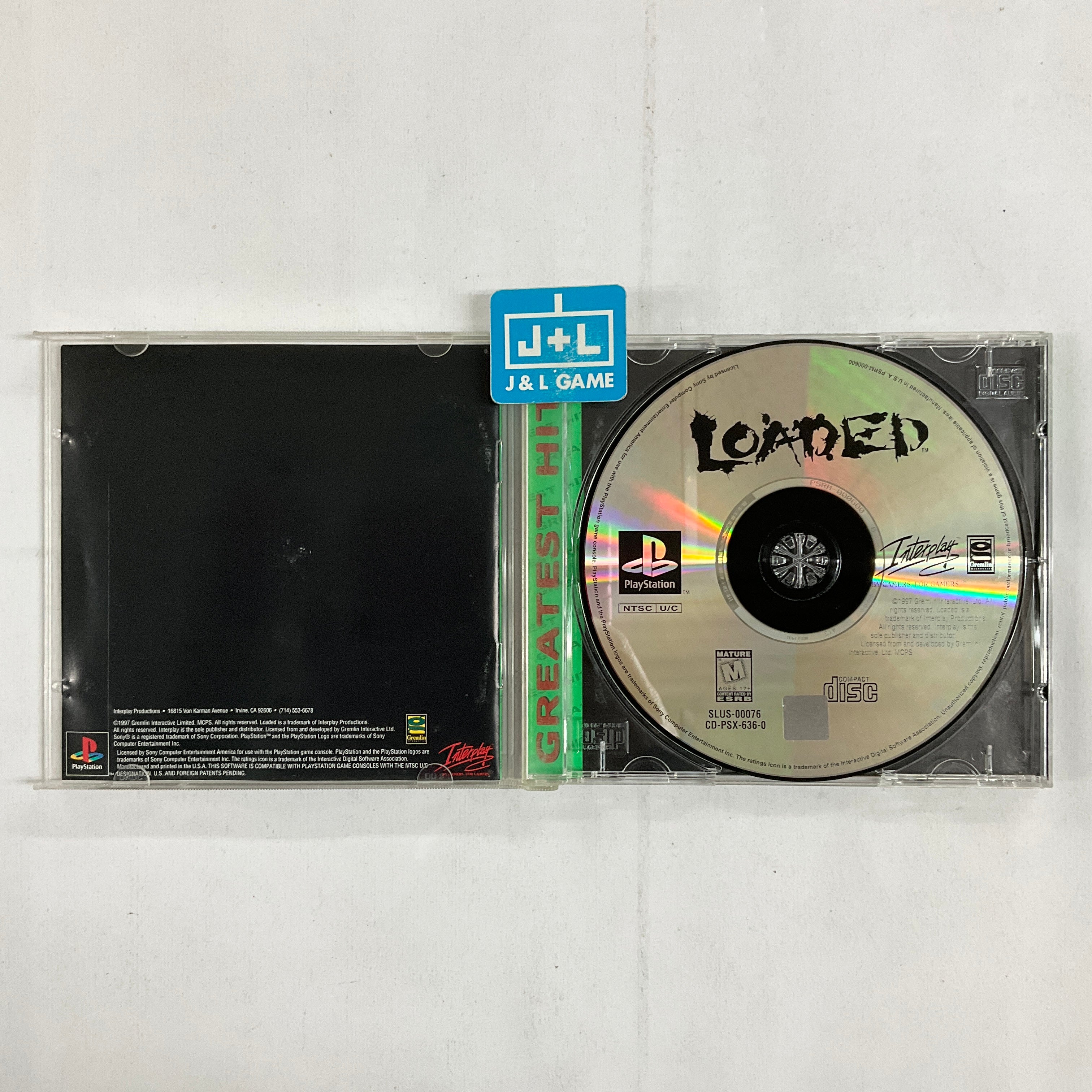 Loaded (Greatest Hits) - (PS1) PlayStation 1 [Pre-Owned] Video Games Interplay   