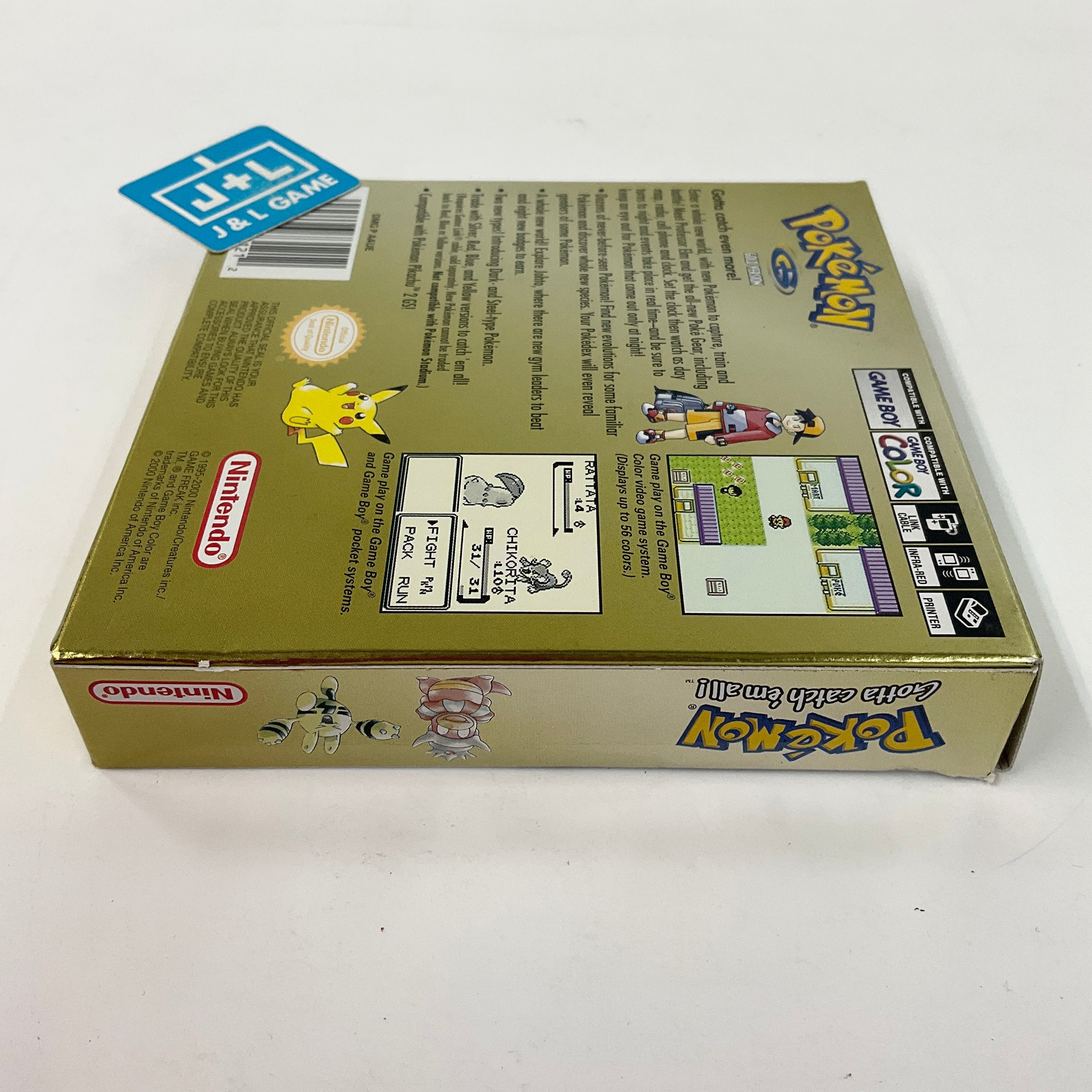 Pokemon Gold Version - (GBC) Game Boy Color [Pre-Owned] Video Games Nintendo   