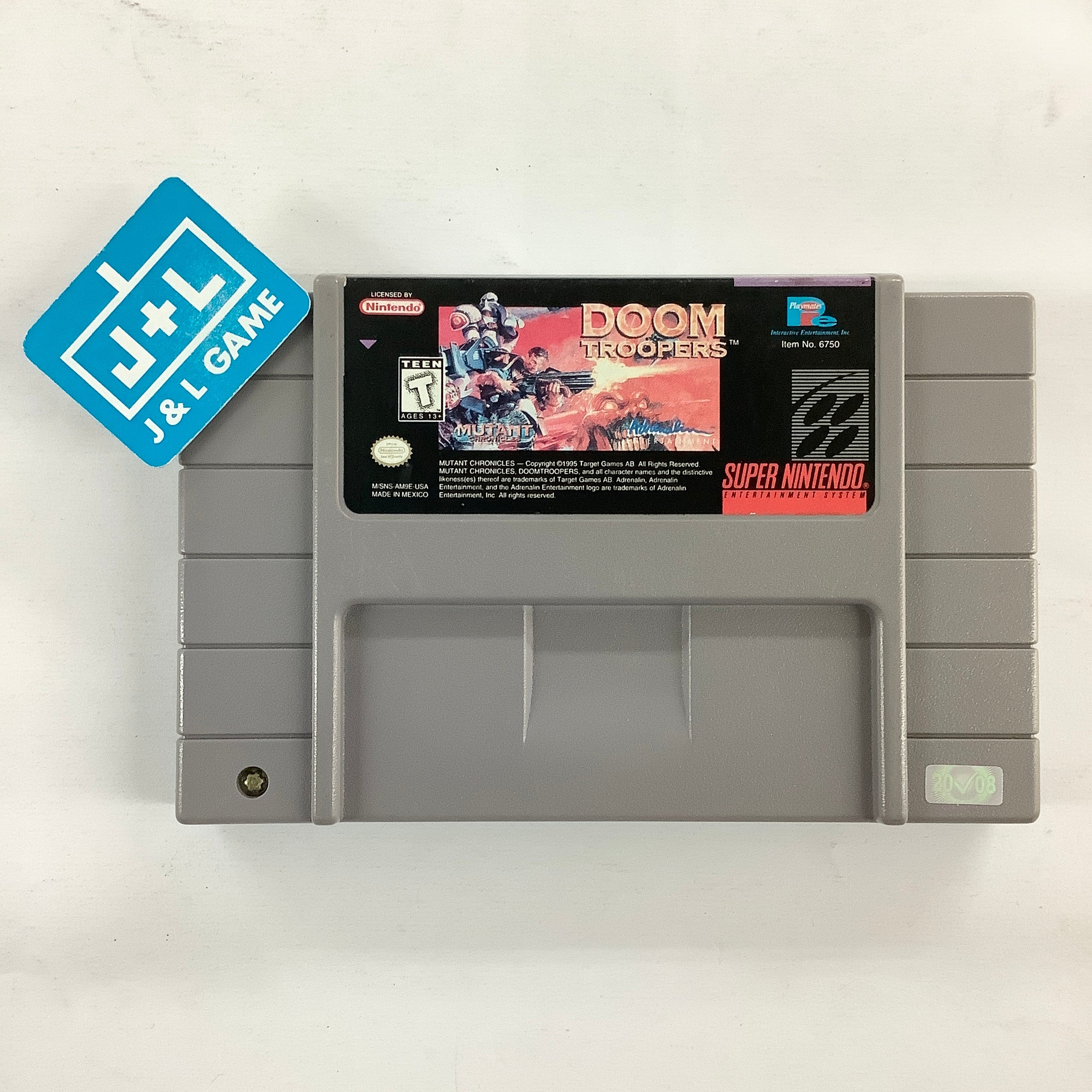 Doom Troopers - (SNES) Super Nintendo [Pre-Owned] Video Games Playmates   