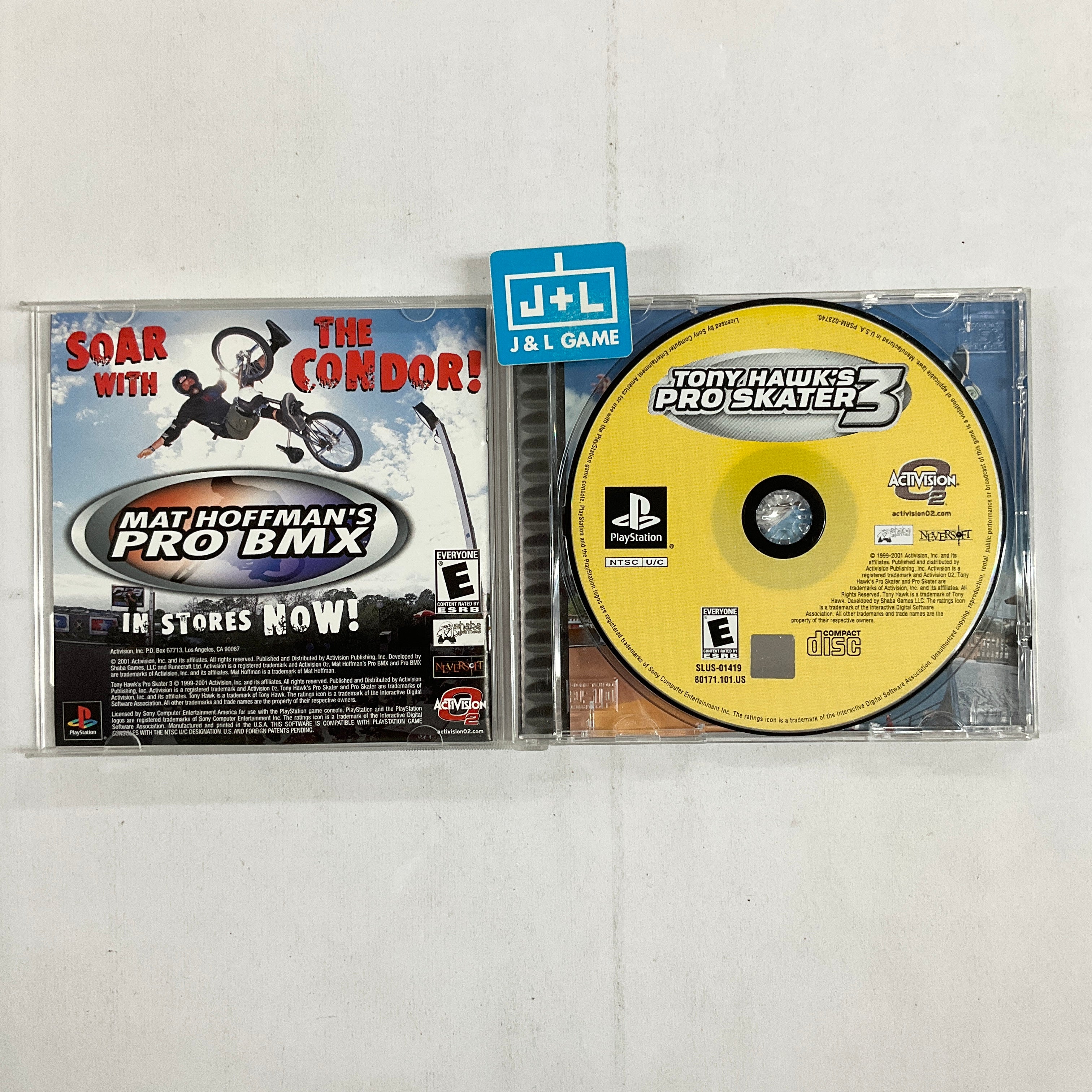 Tony Hawk's Pro Skater 3 - (PS1) PlayStation 1 [Pre-Owned] Video Games Activision   