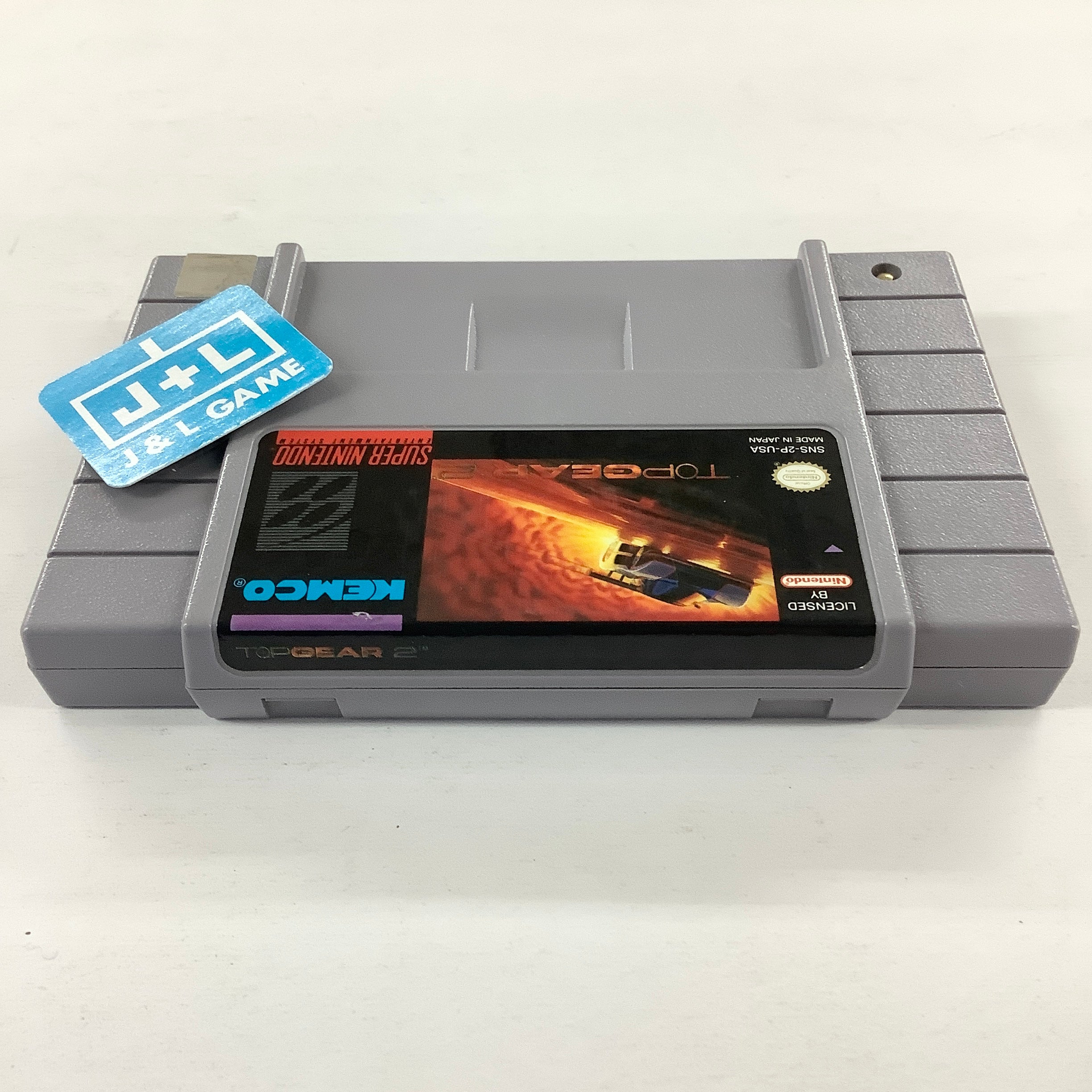 Top Gear 2 - (SNES) Super Nintendo [Pre-Owned] Video Games Kemco   