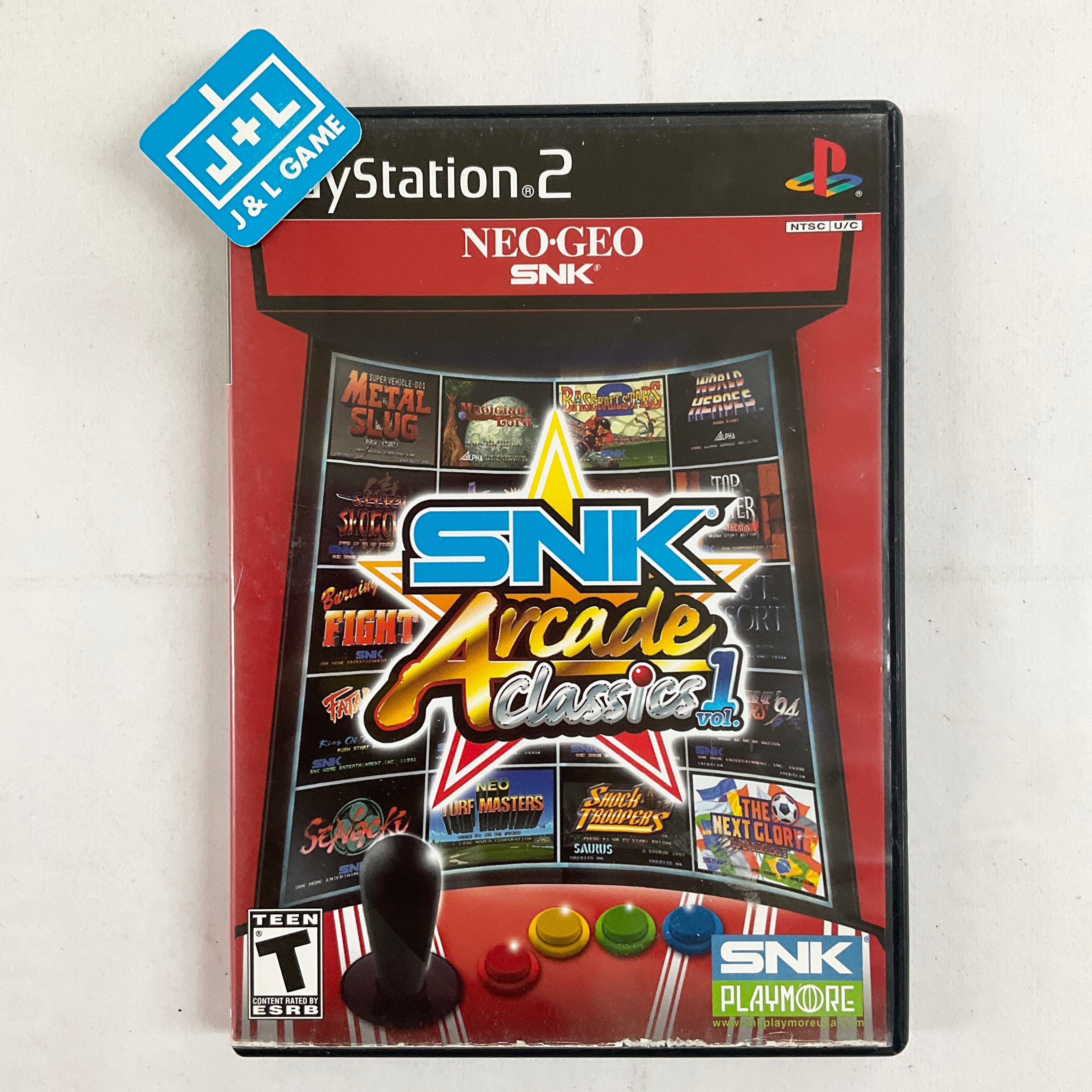 SNK Arcade Classics Vol. 1 - (PS2) PlayStation 2 [Pre-Owned] Video Games SNK Playmore   