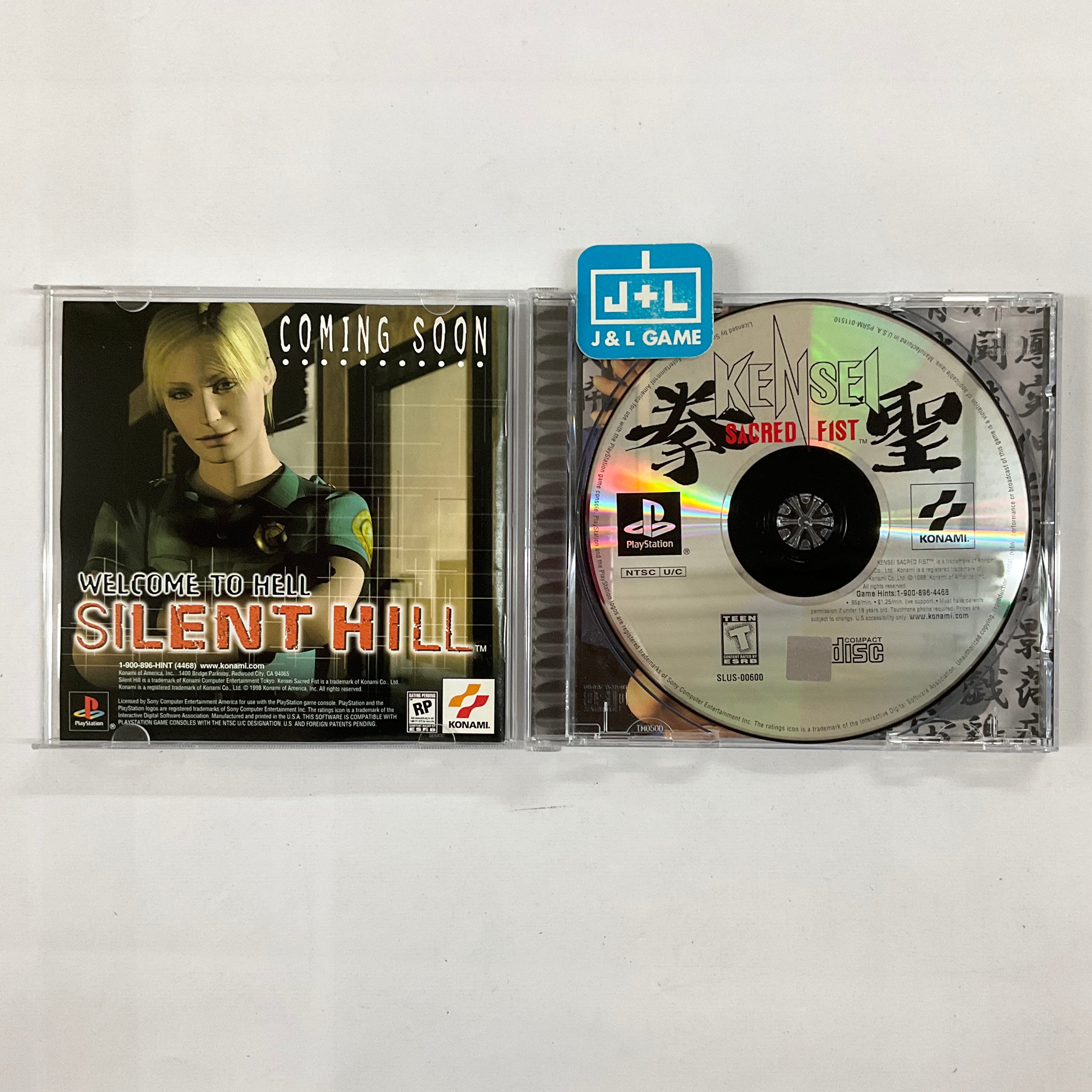 Kensei: Sacred Fist - (PS1) PlayStation 1 [Pre-Owned] Video Games Konami   