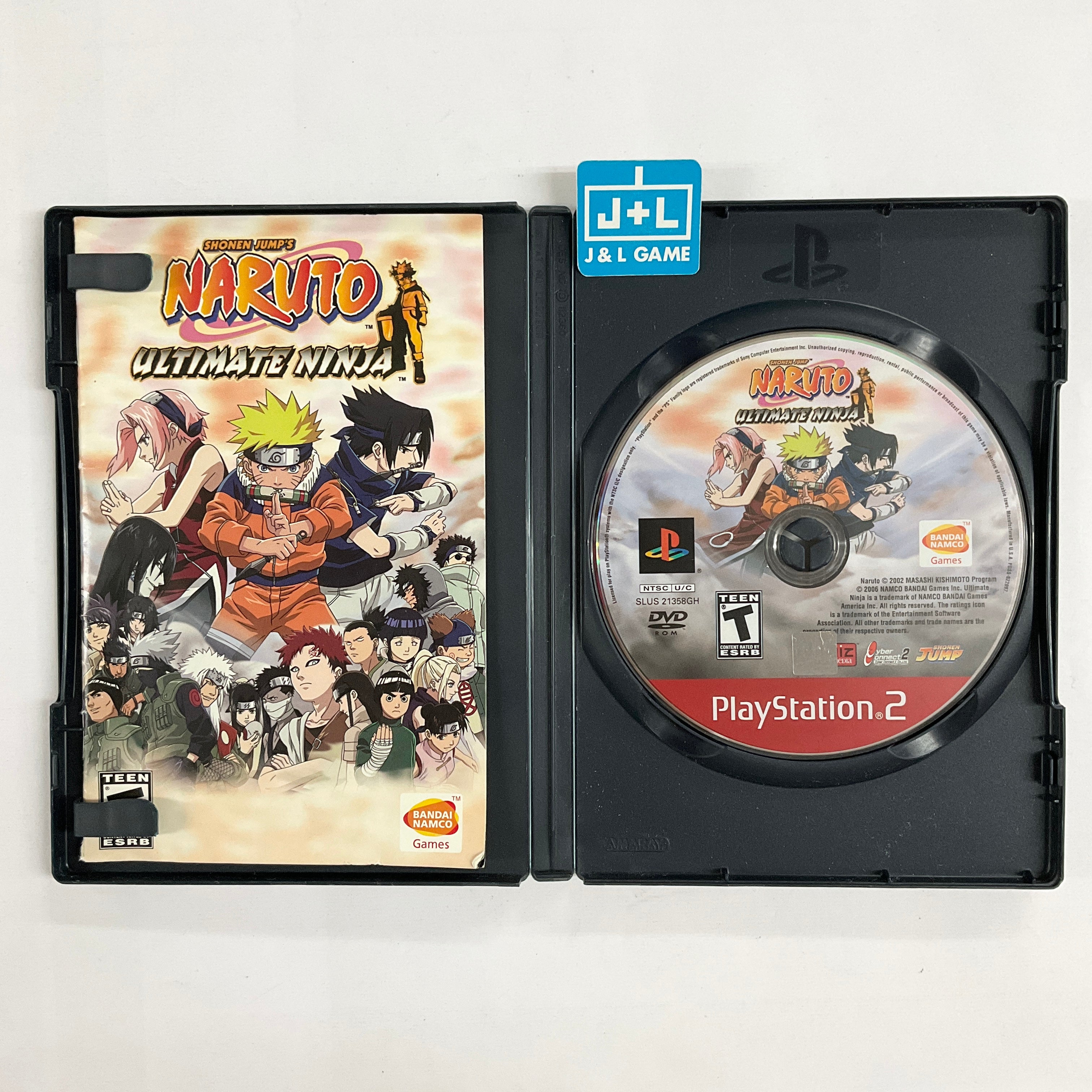 Naruto: Ultimate Ninja (Greatest Hits) - (PS2) PlayStation 2 [Pre-Owned] Video Games Bandai   