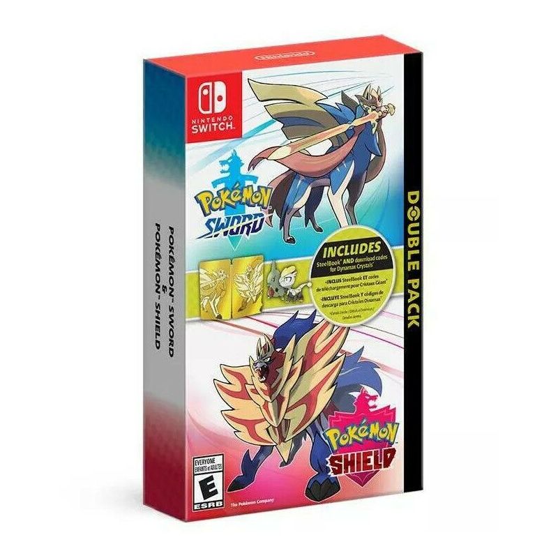 Pokemon Sword and Shield Double Pack (Steelbook Edition) - (NSW) Nintendo Switch Video Games Nintendo   