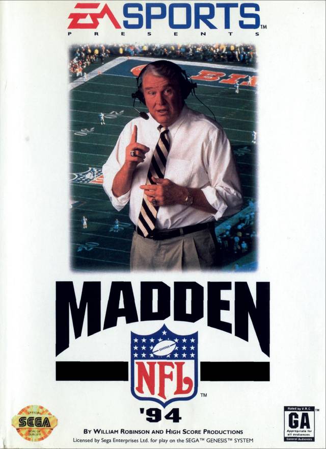 Madden NFL '94 - (SG) SEGA Genesis [Pre-Owned] Video Games EA Sports   