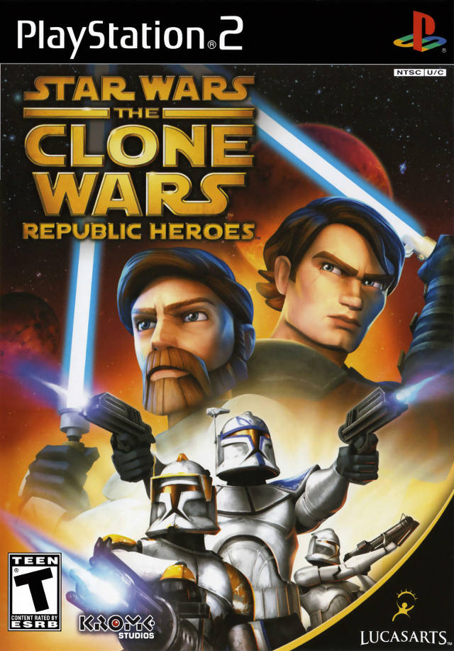 Star Wars The Clone Wars: Republic Heroes - PlayStation 2 Video Games LucasArts   