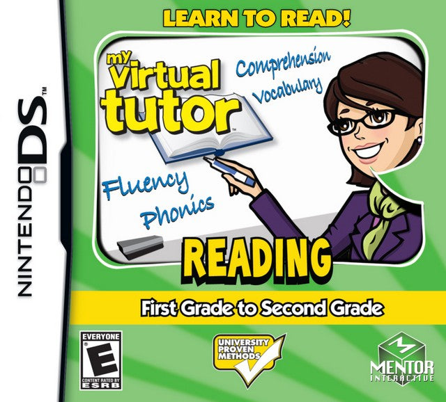 My Virtual Tutor: Reading First Grade to Second Grade - (NDS) Nintendo DS [Pre-Owned] Video Games Mentor Interactive   